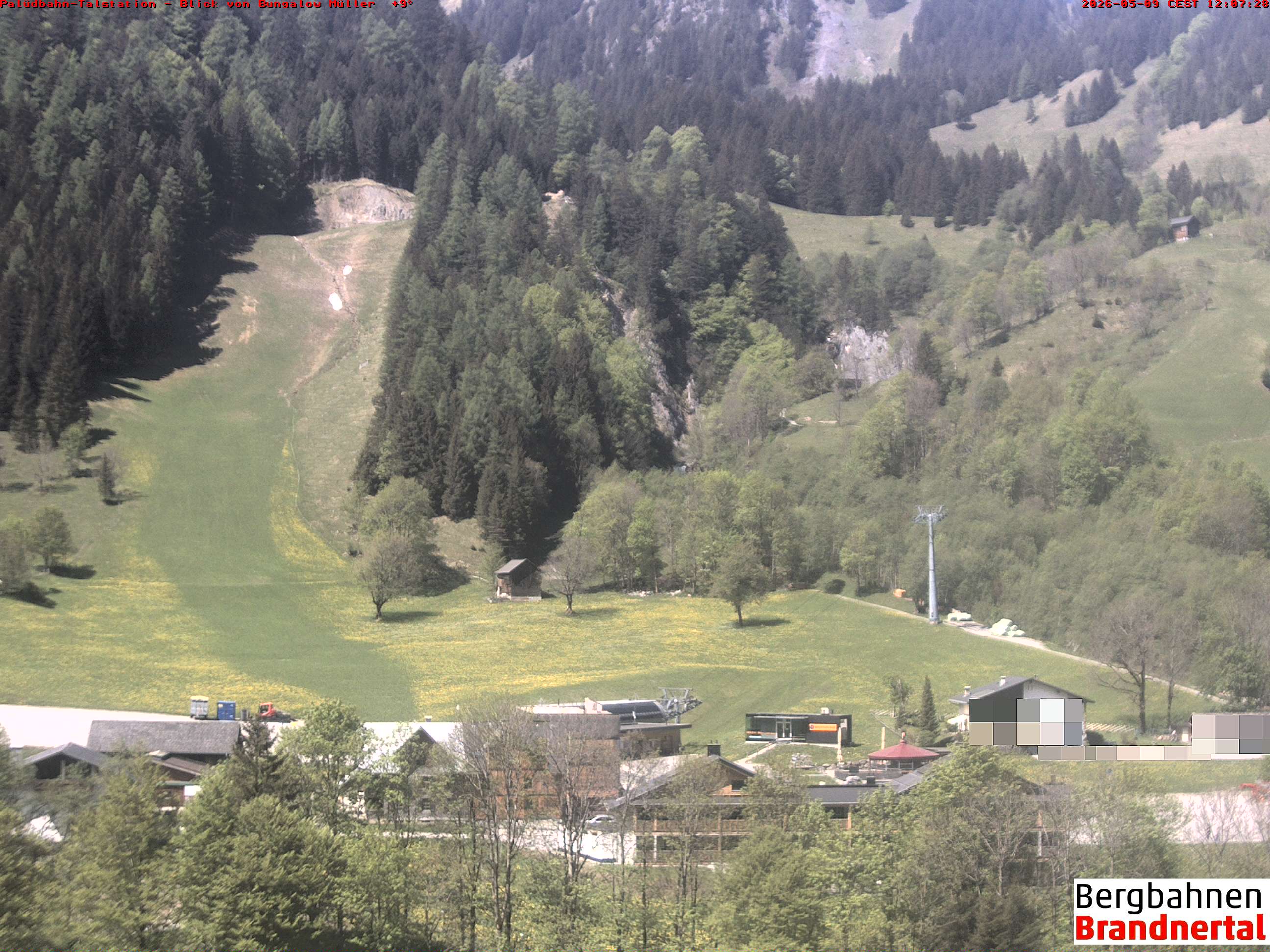 Blick auf Palüdbahn von Bungalow Müller