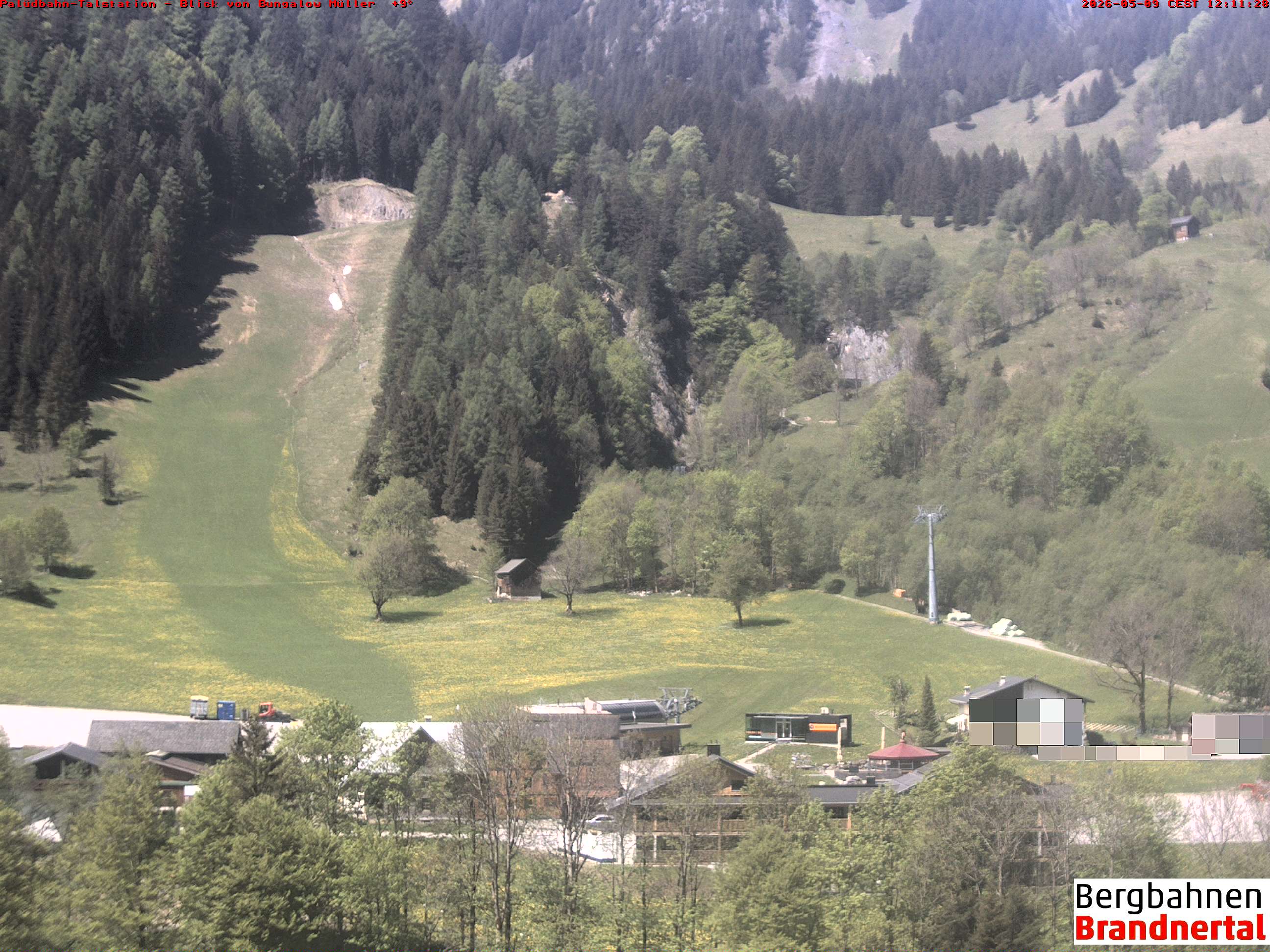 Blick auf Palüdbahn von Bungalow Müller