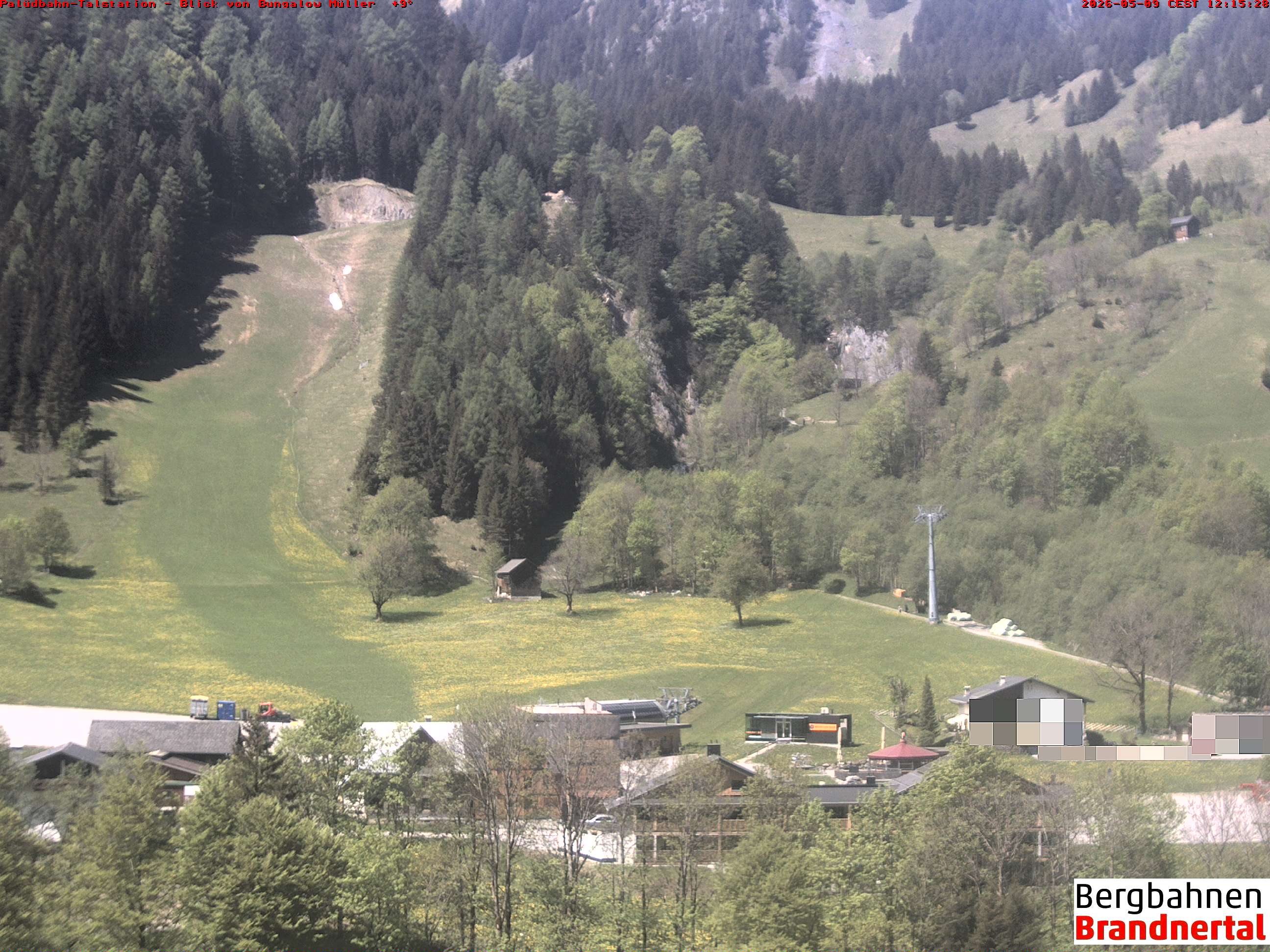 Blick auf Palüdbahn von Bungalow Müller
