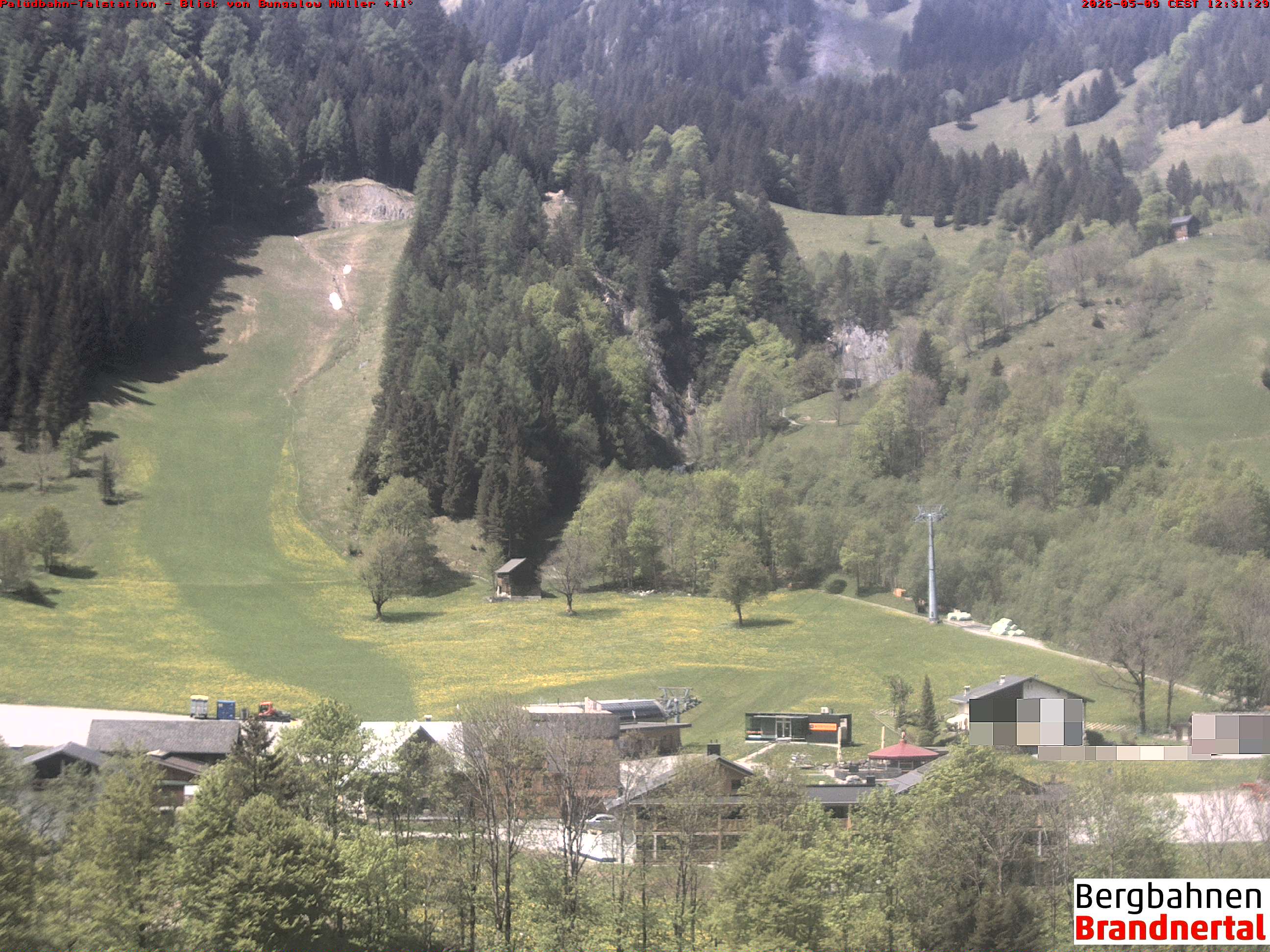 Blick auf Palüdbahn von Bungalow Müller