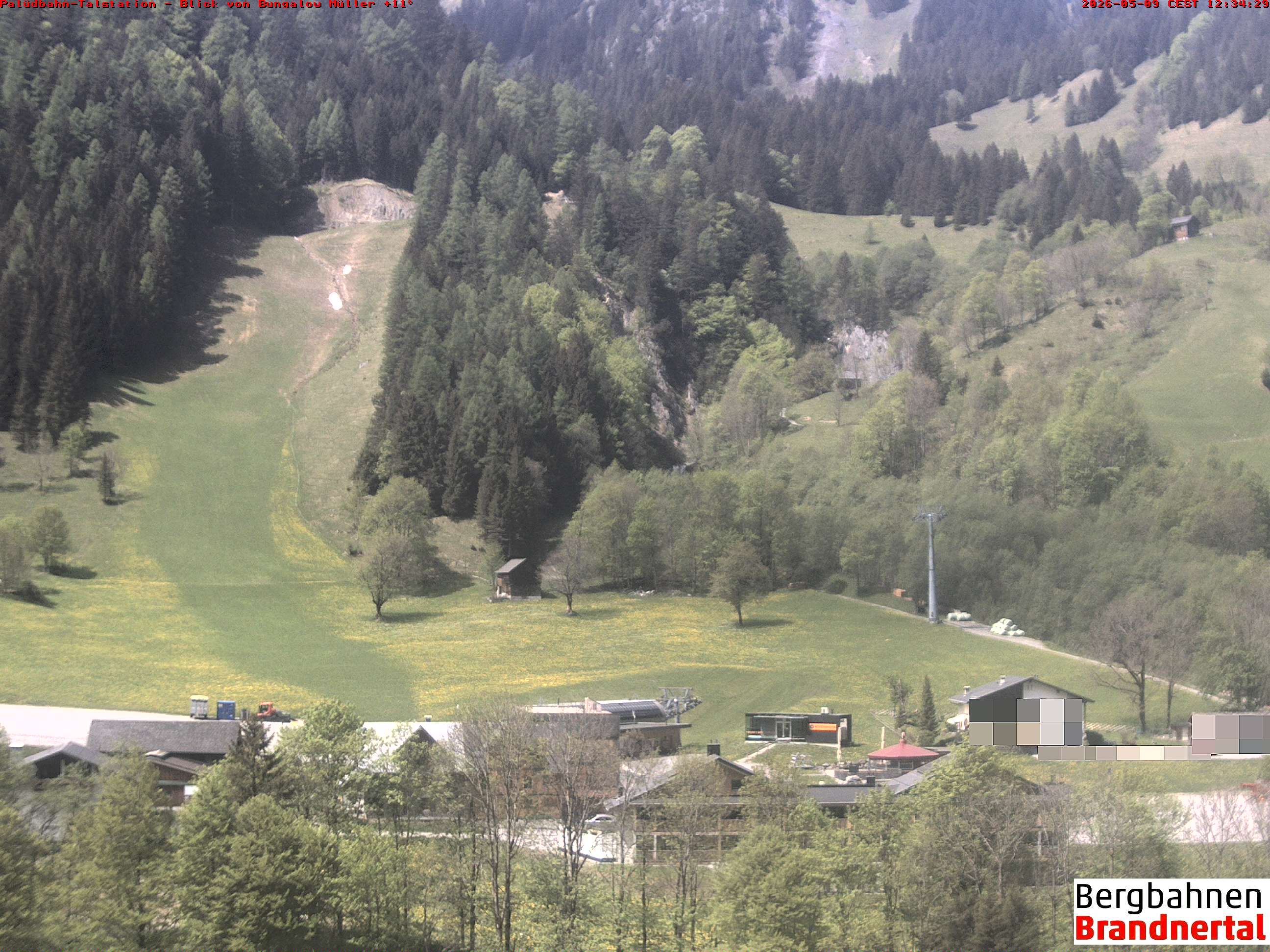 Blick auf Palüdbahn von Bungalow Müller