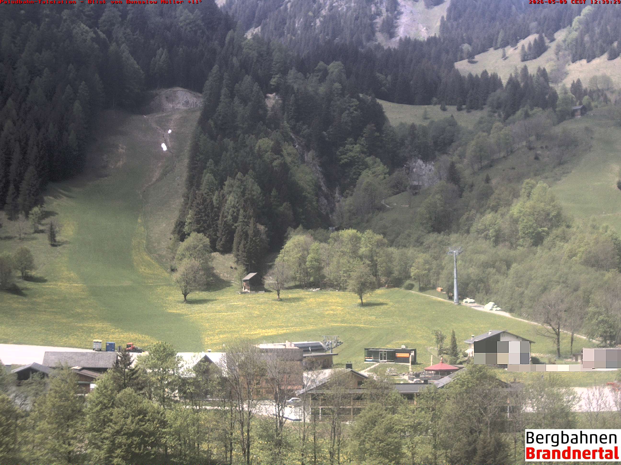 Blick auf Palüdbahn von Bungalow Müller