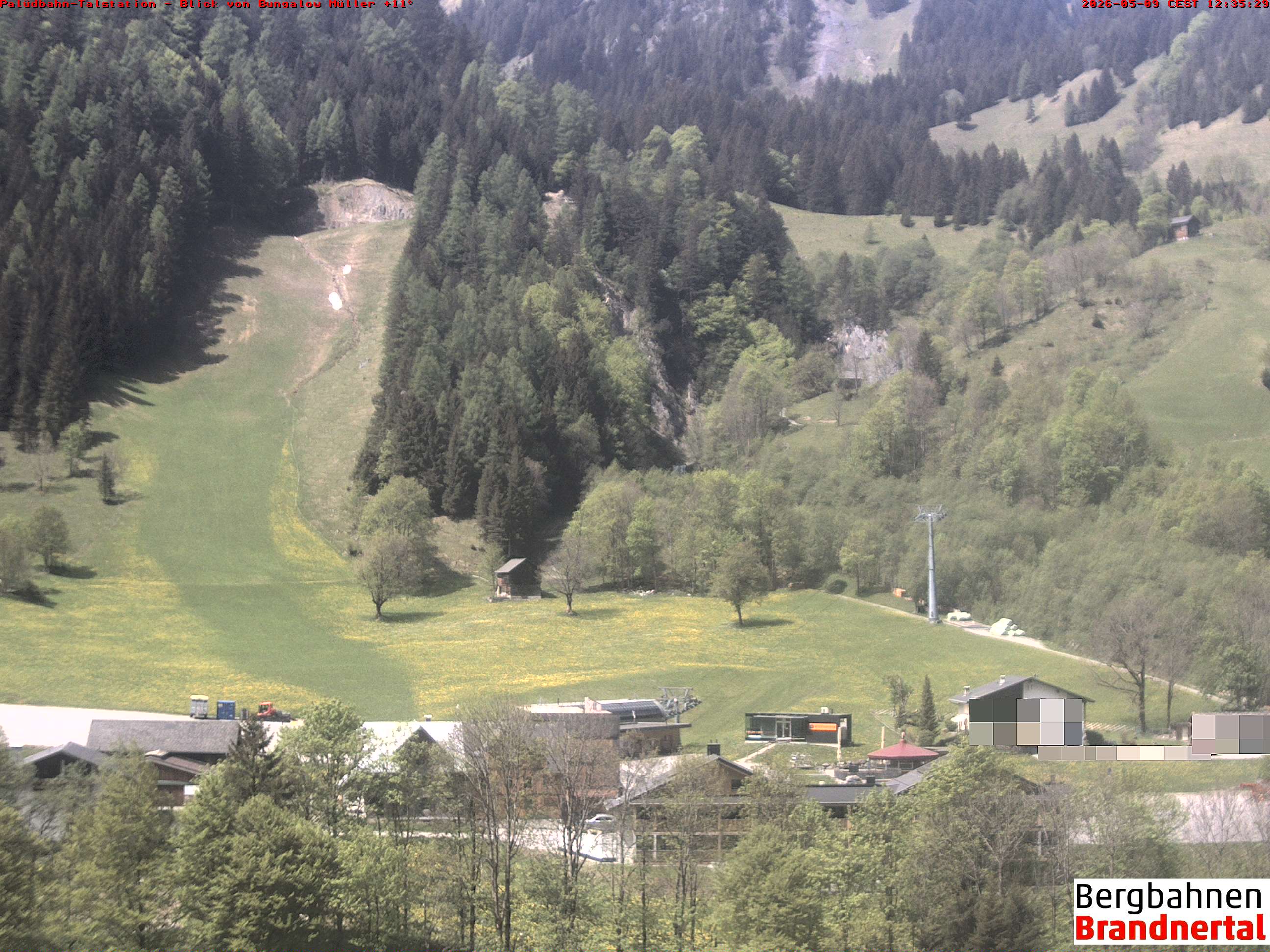 Blick auf Palüdbahn von Bungalow Müller