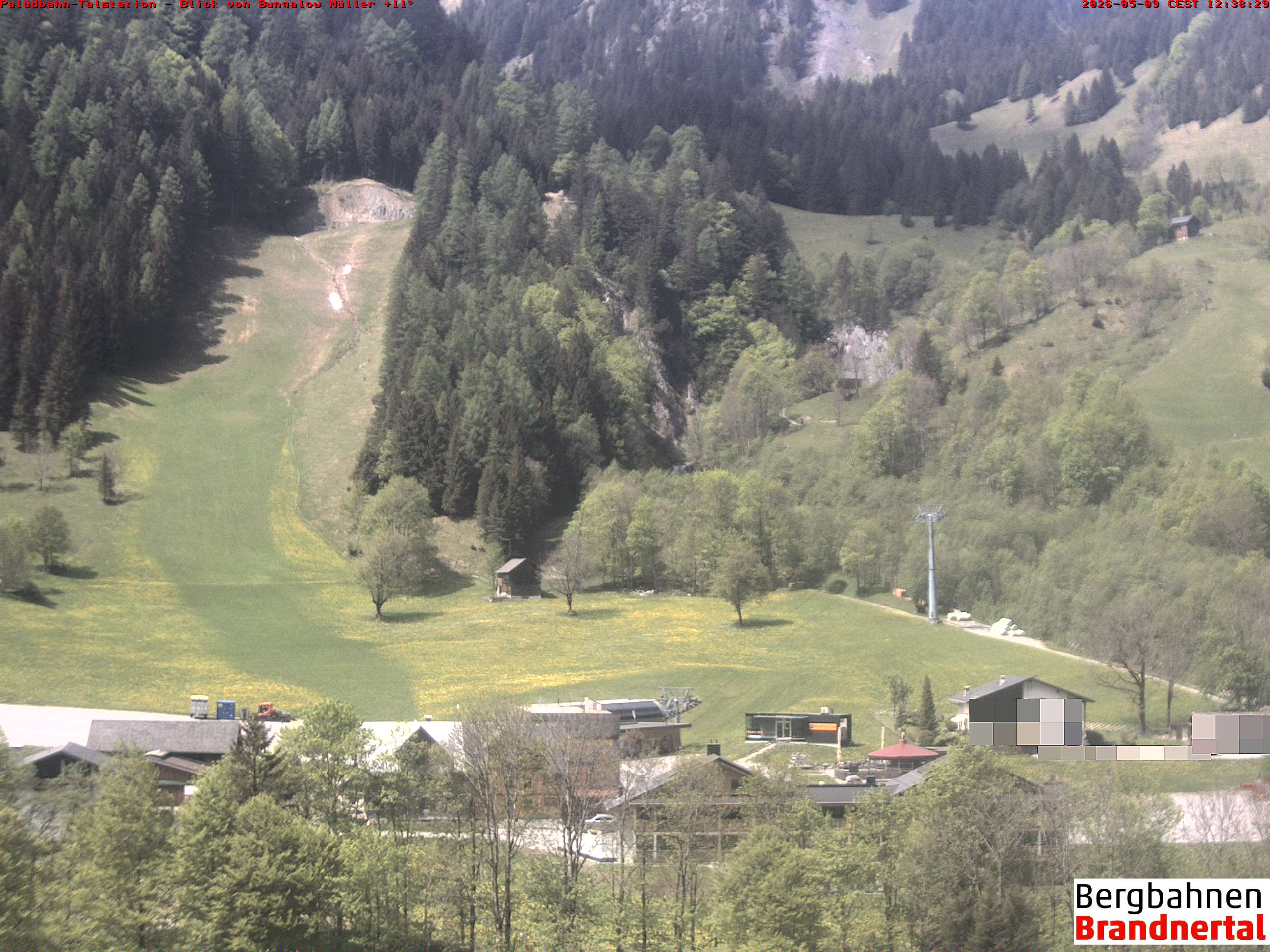 Blick auf Palüdbahn von Bungalow Müller