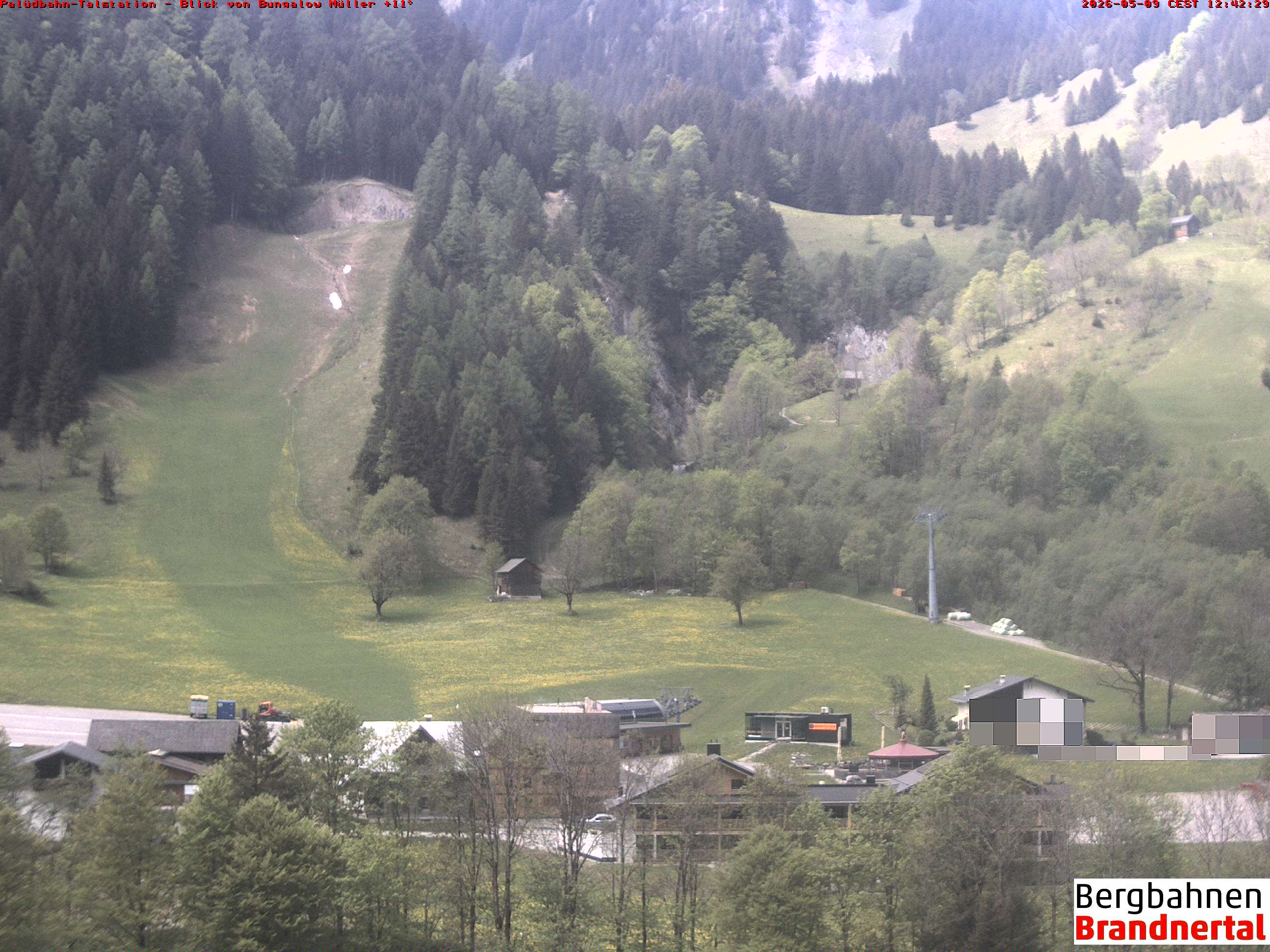 Blick auf Palüdbahn von Bungalow Müller