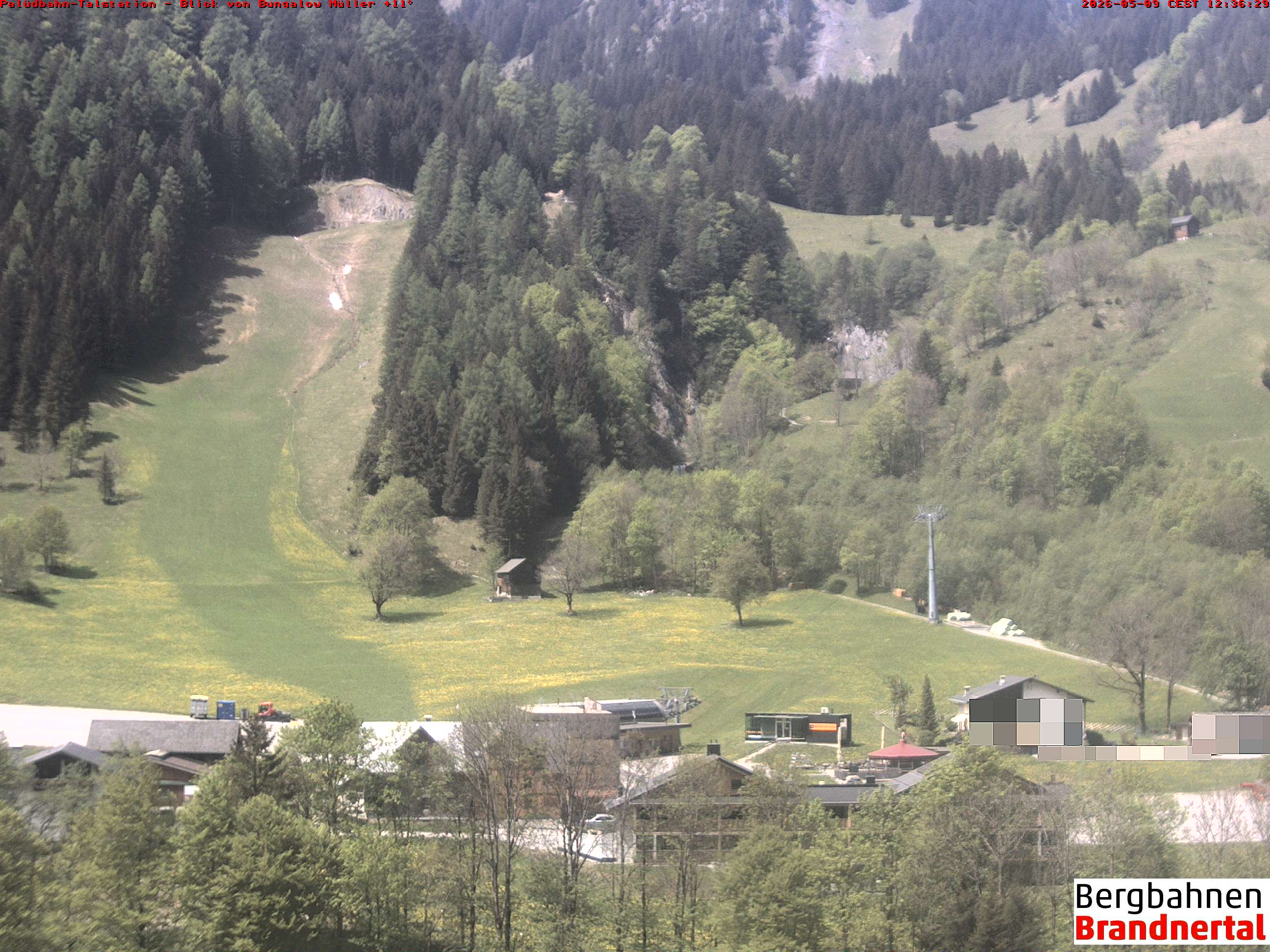 Blick auf Palüdbahn von Bungalow Müller