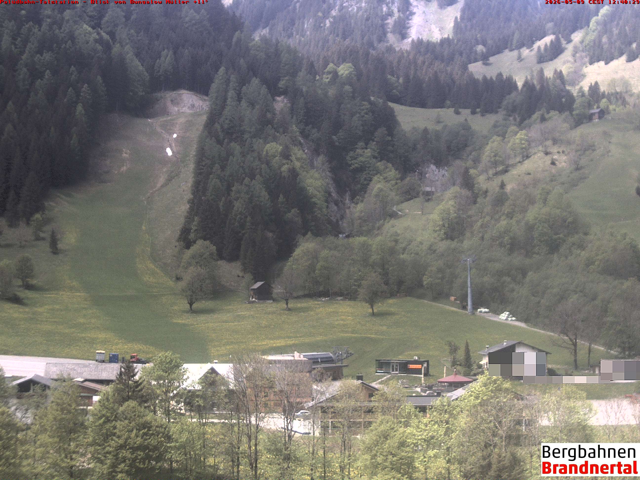 Blick auf Palüdbahn von Bungalow Müller
