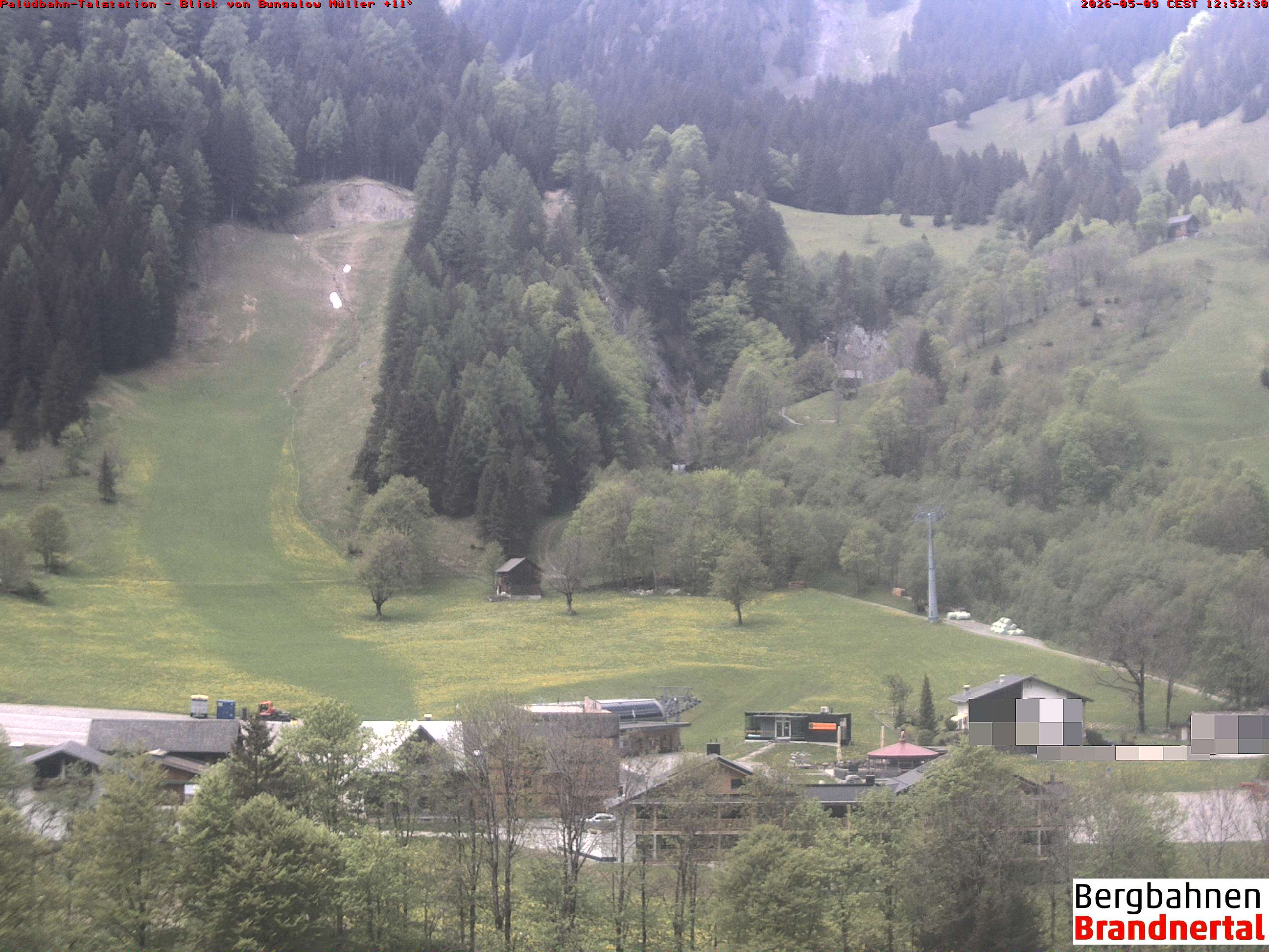 Blick auf Palüdbahn von Bungalow Müller
