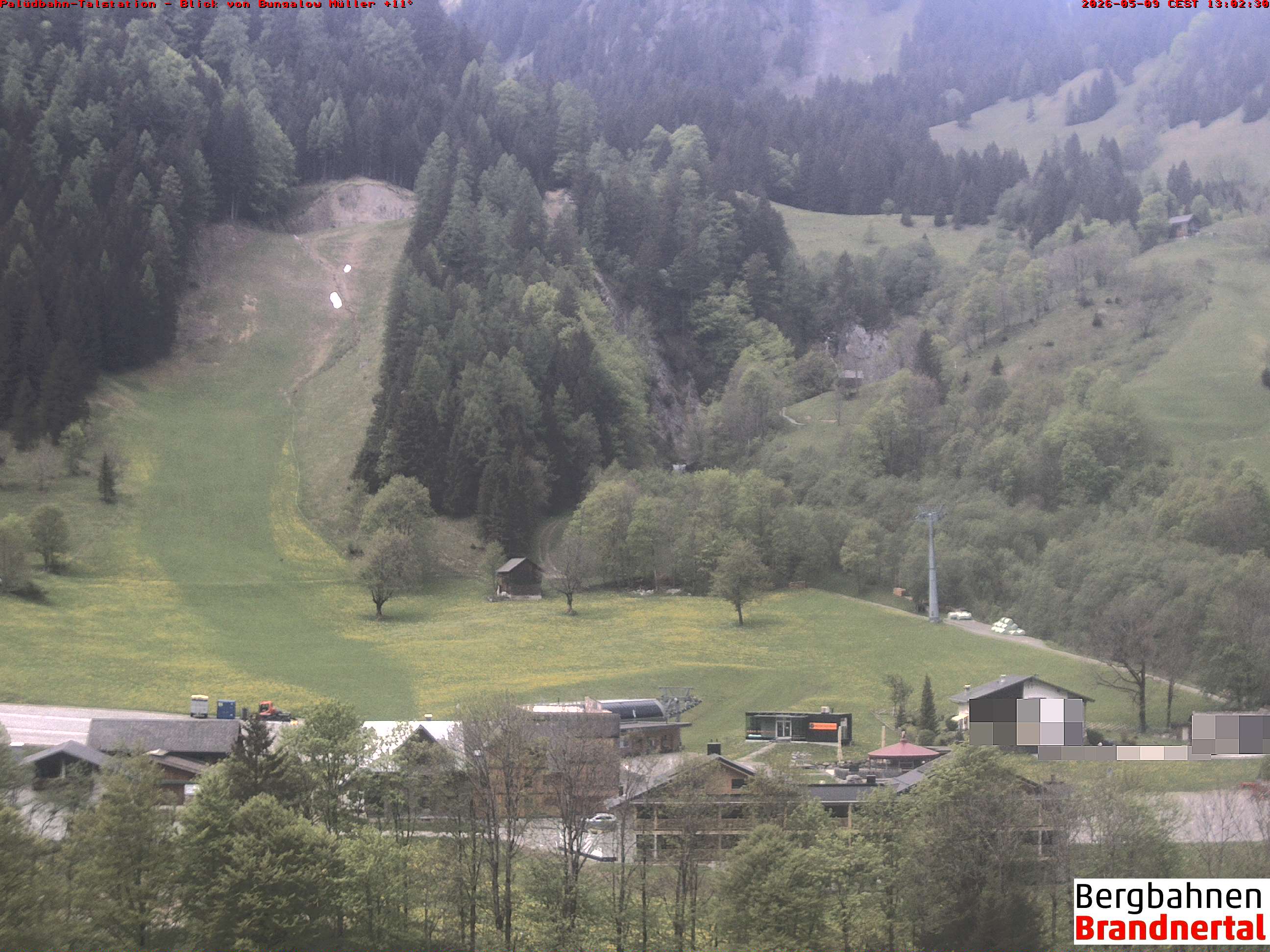 Blick auf Palüdbahn von Bungalow Müller