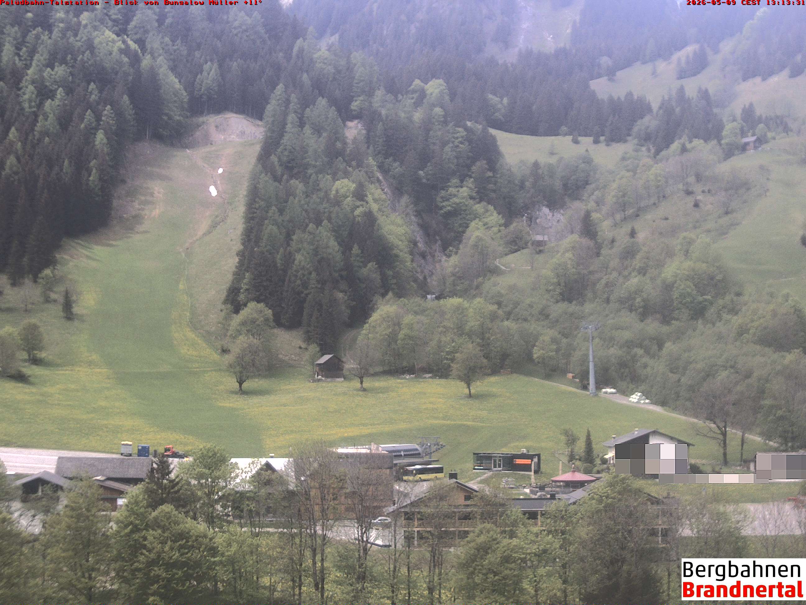 Blick auf Palüdbahn von Bungalow Müller