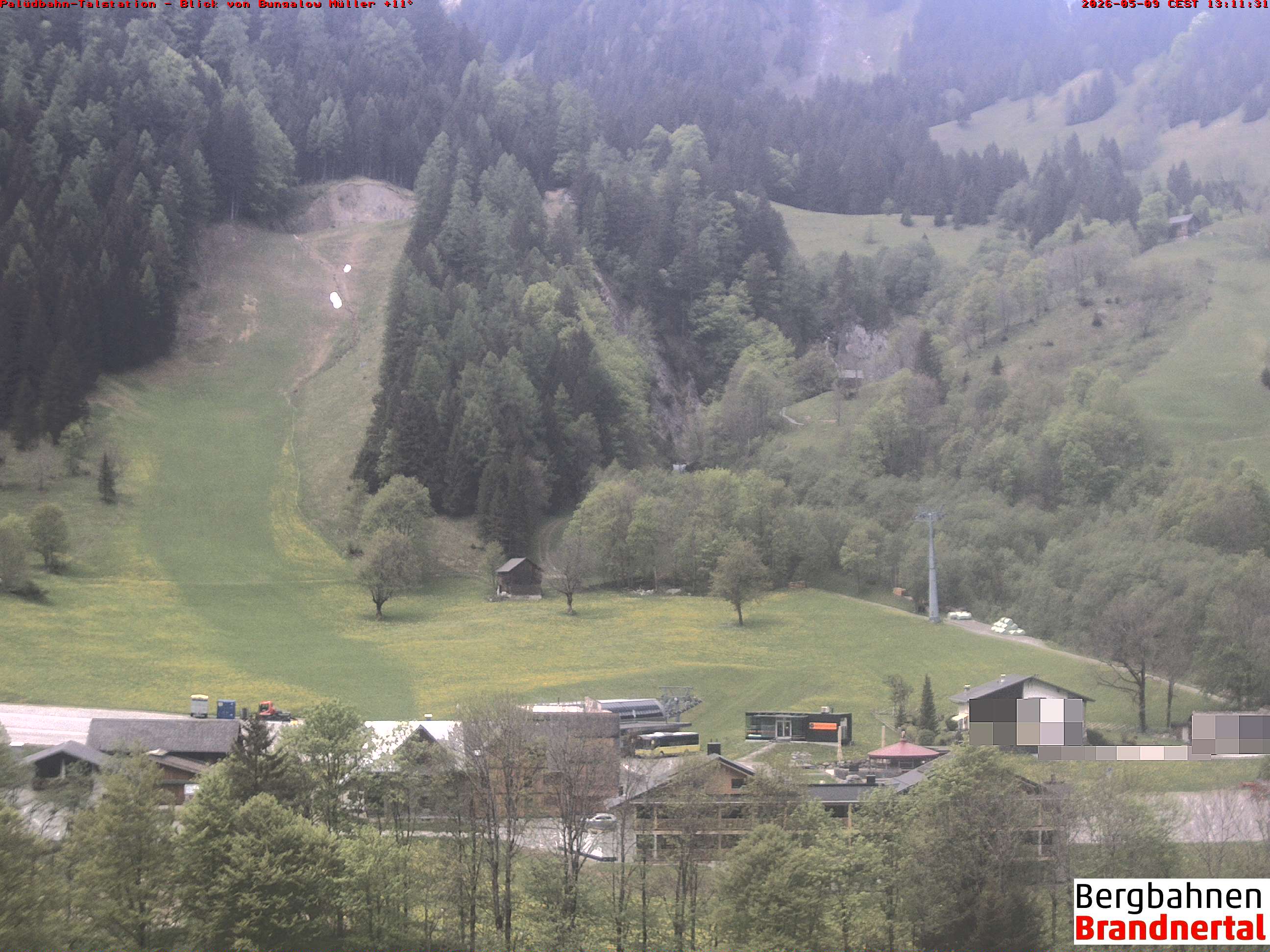 Blick auf Palüdbahn von Bungalow Müller