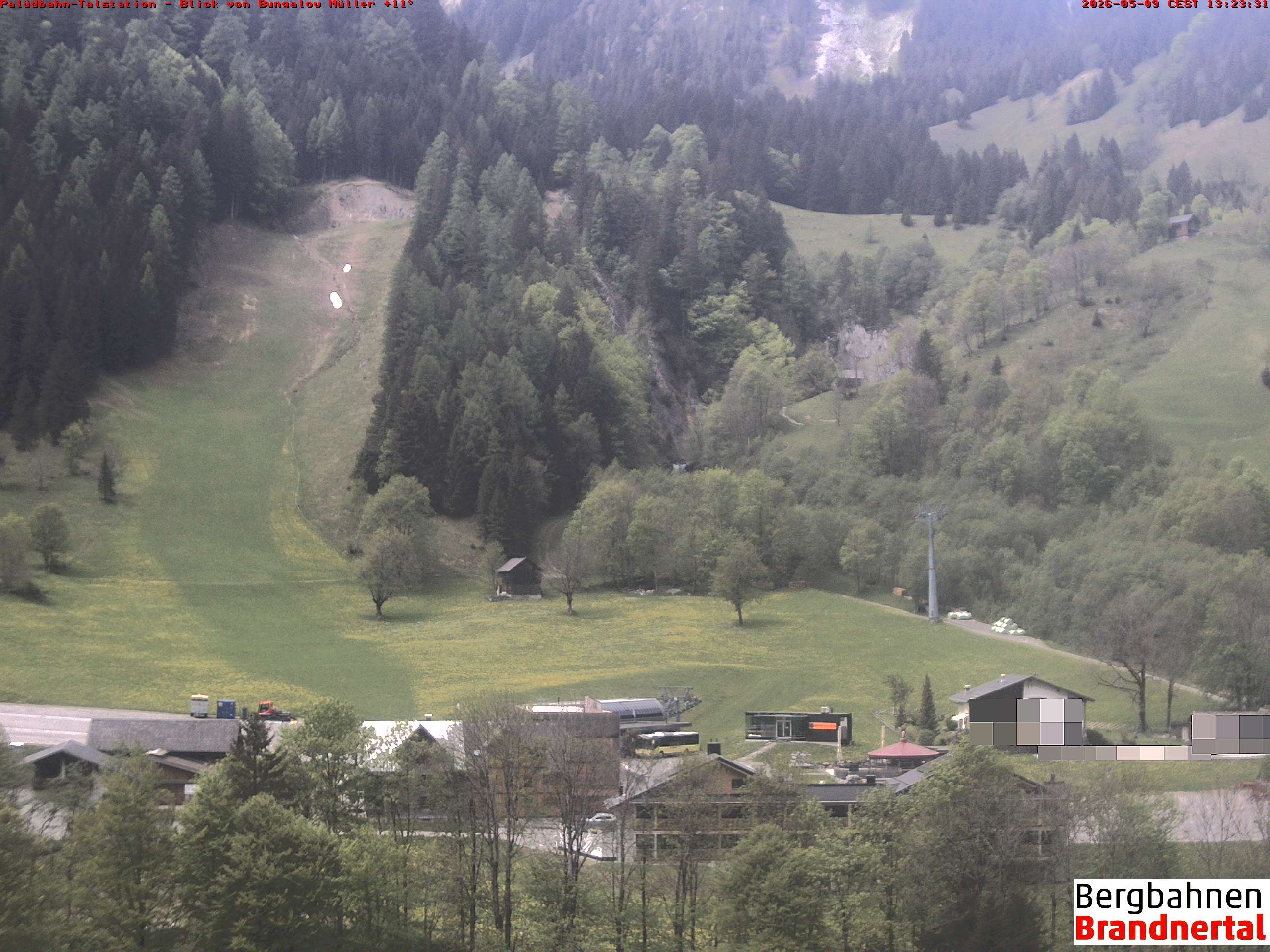 Blick auf Palüdbahn von Bungalow Müller