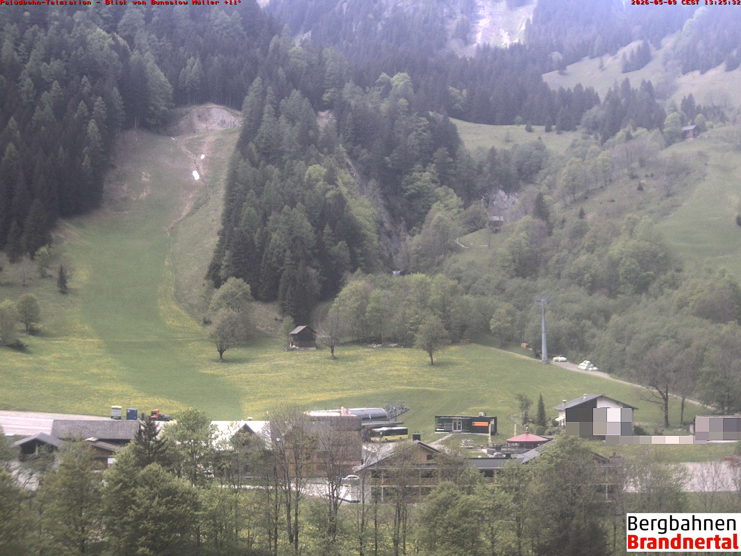 Blick auf Palüdbahn von Bungalow Müller