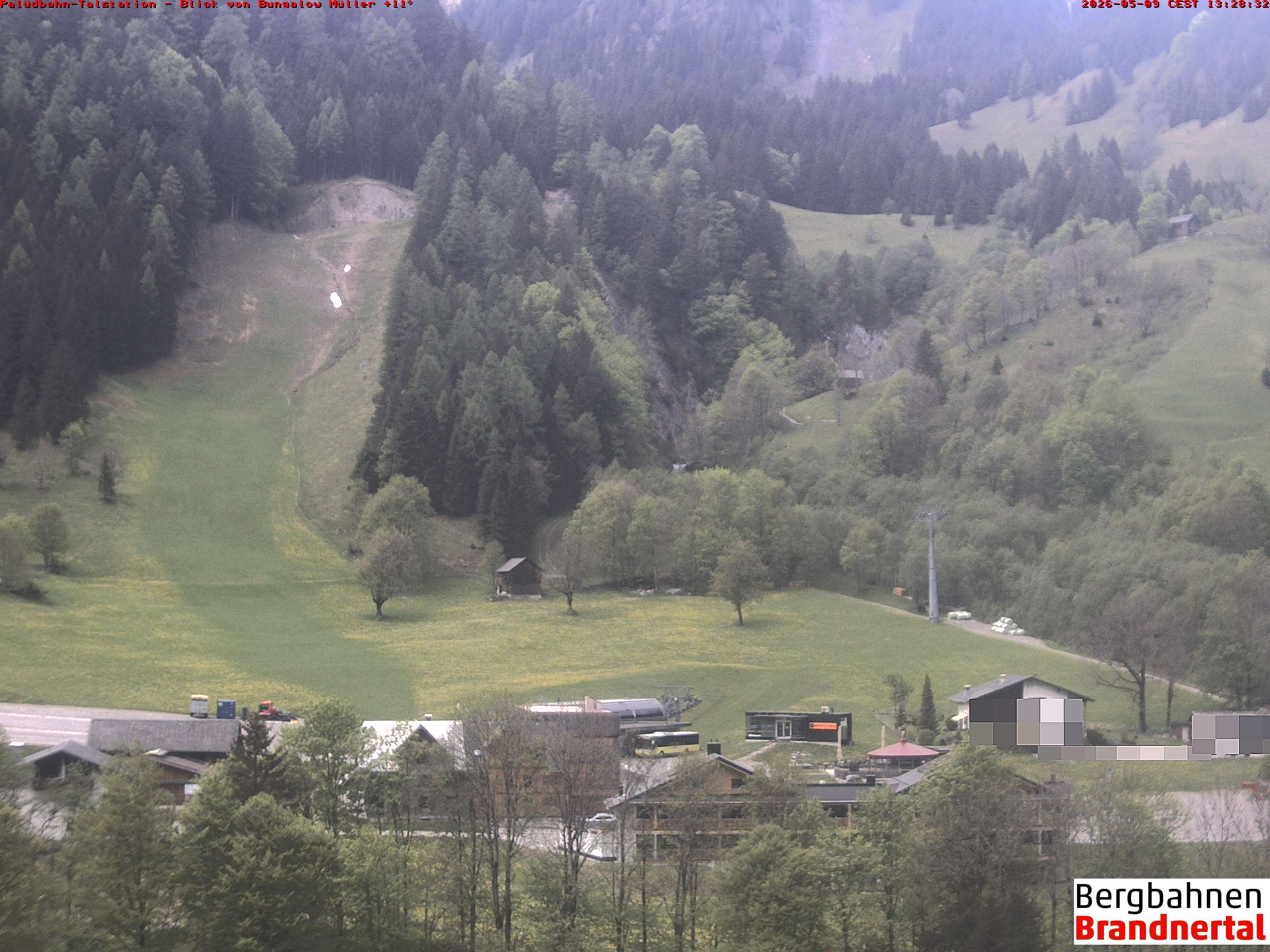 Blick auf Palüdbahn von Bungalow Müller