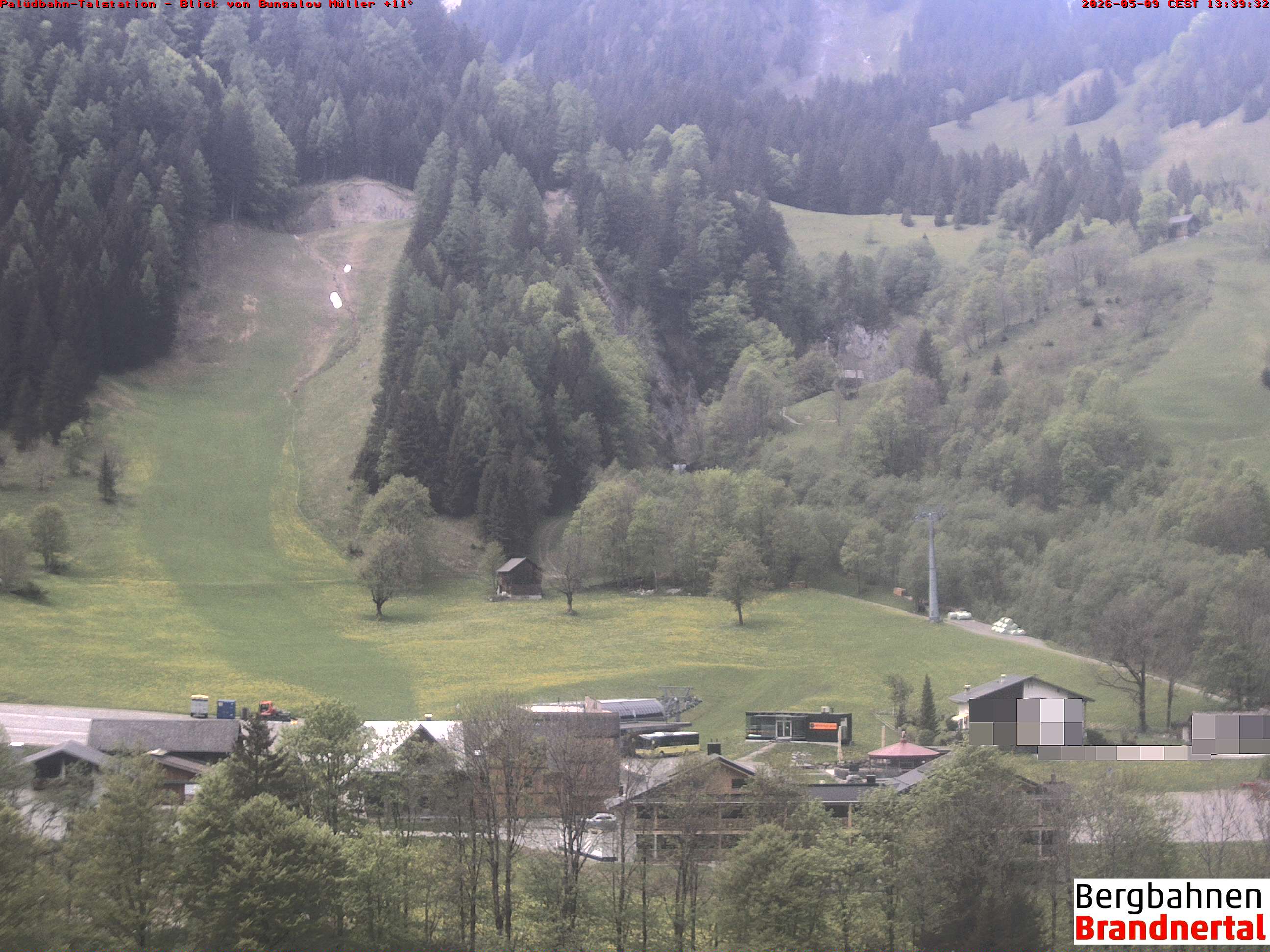 Blick auf Palüdbahn von Bungalow Müller