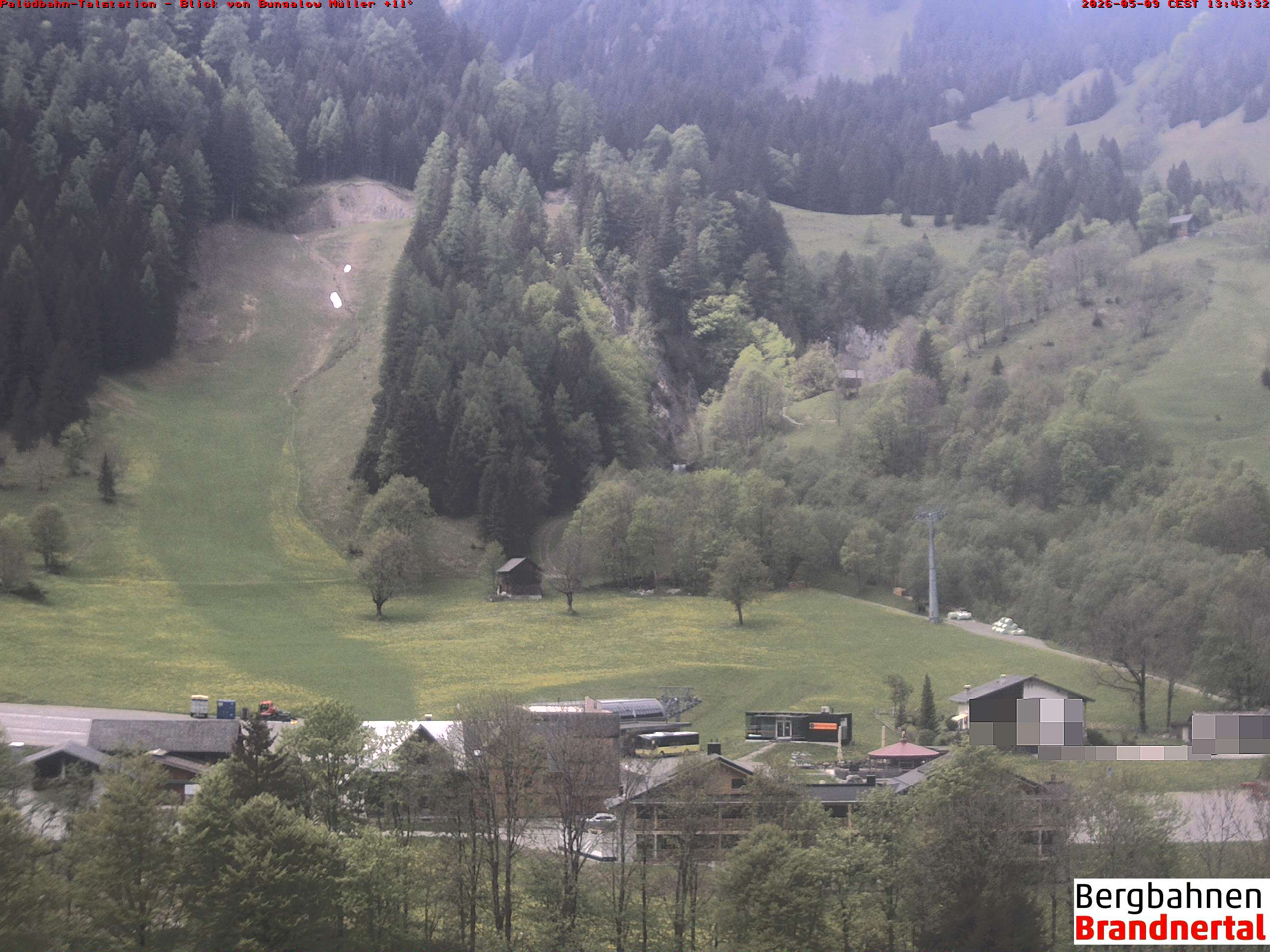 Blick auf Palüdbahn von Bungalow Müller