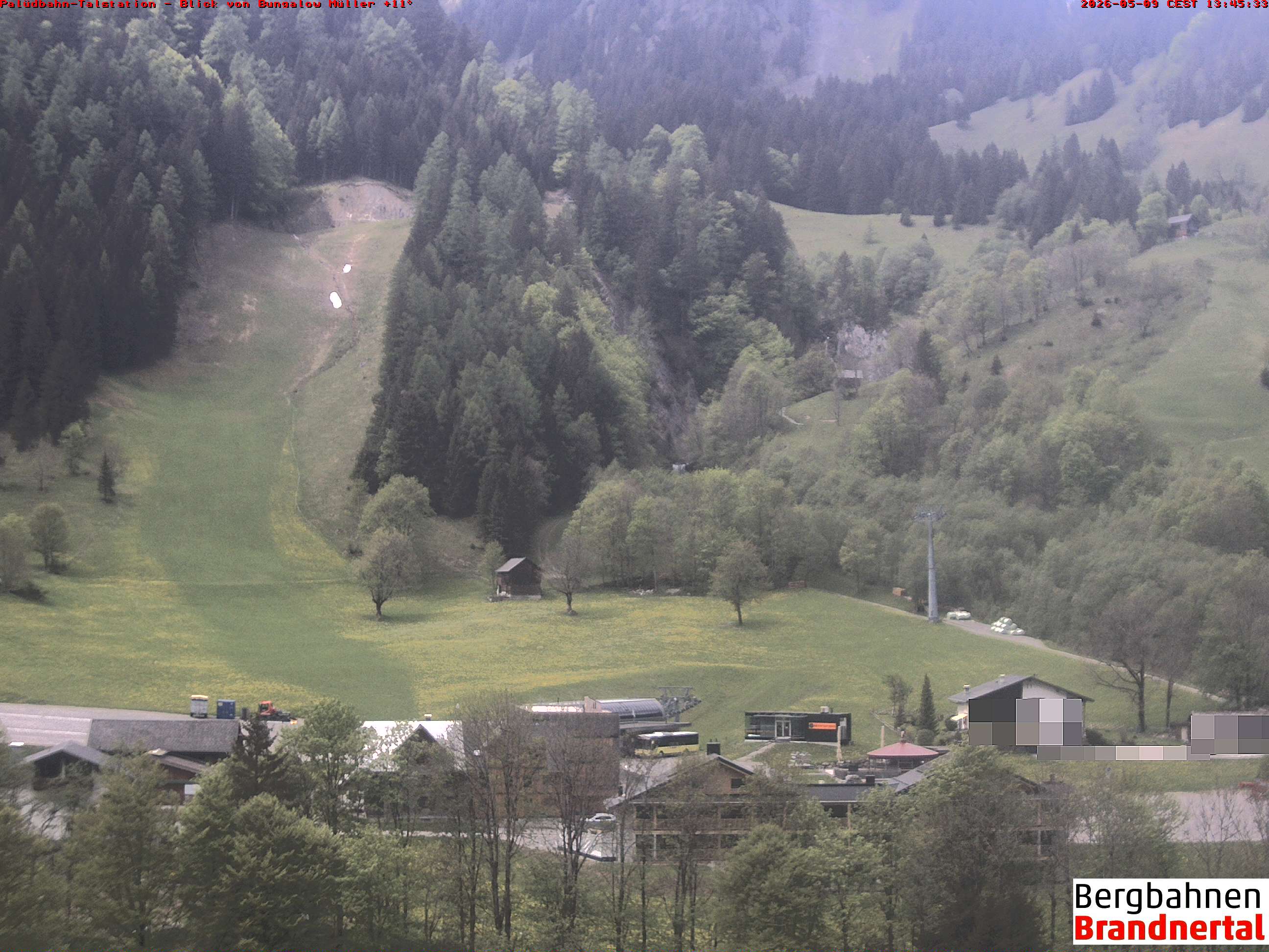 Blick auf Palüdbahn von Bungalow Müller