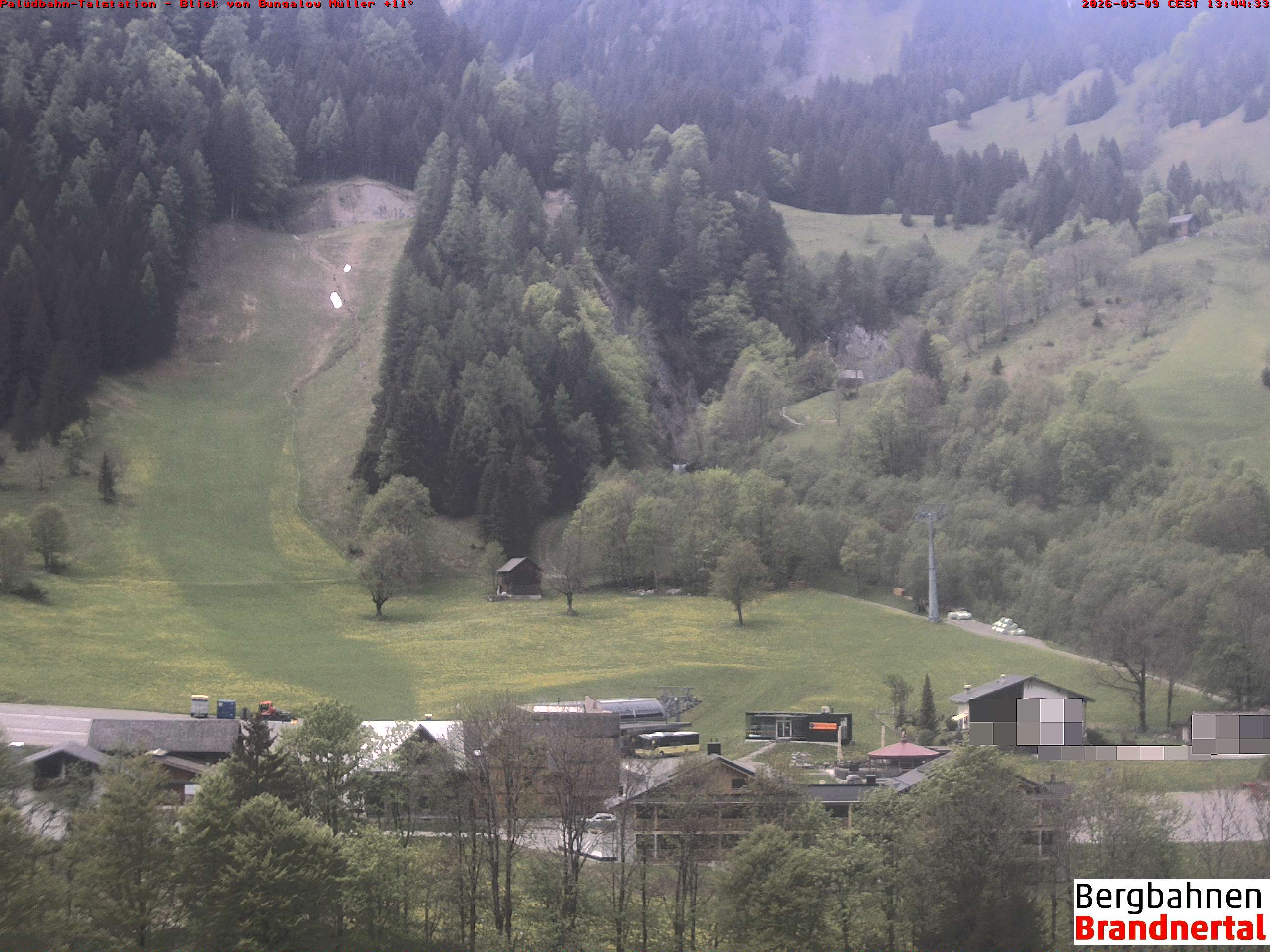 Blick auf Palüdbahn von Bungalow Müller