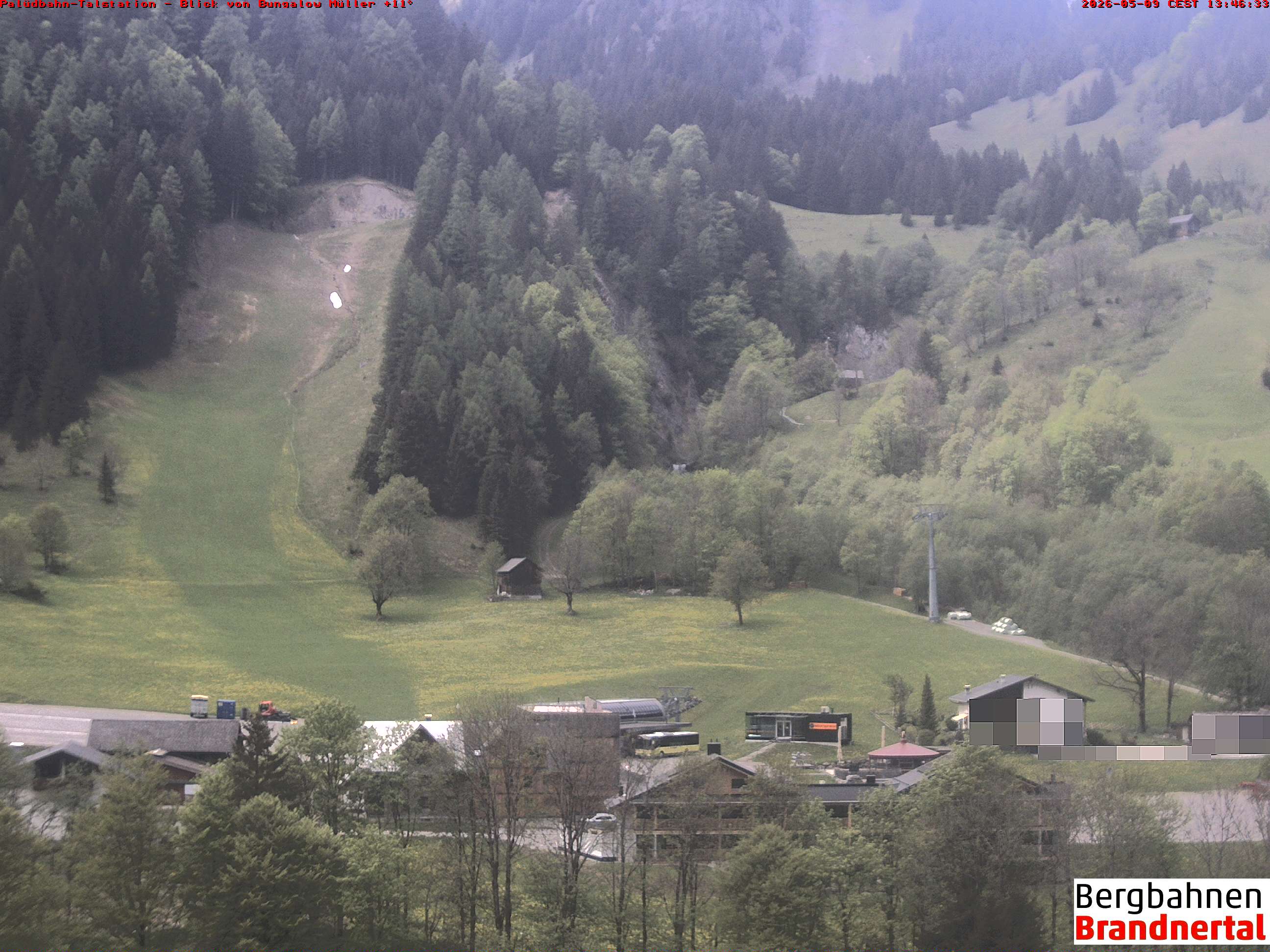 Blick auf Palüdbahn von Bungalow Müller