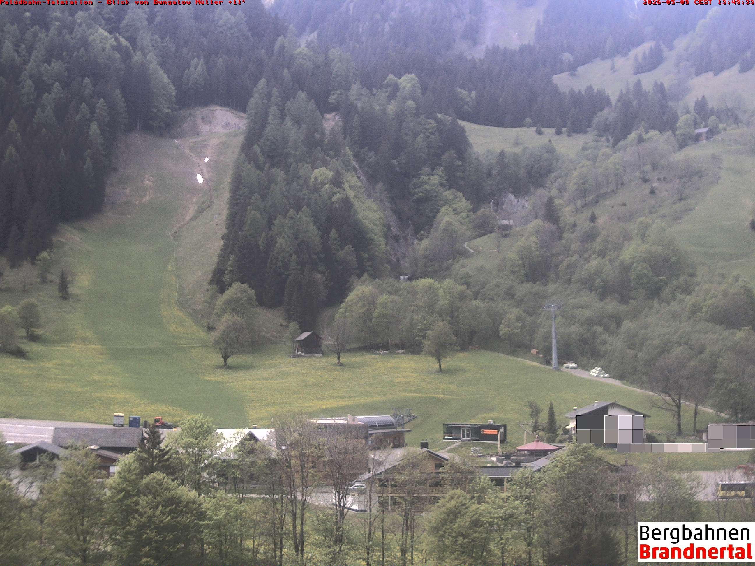 Blick auf Palüdbahn von Bungalow Müller