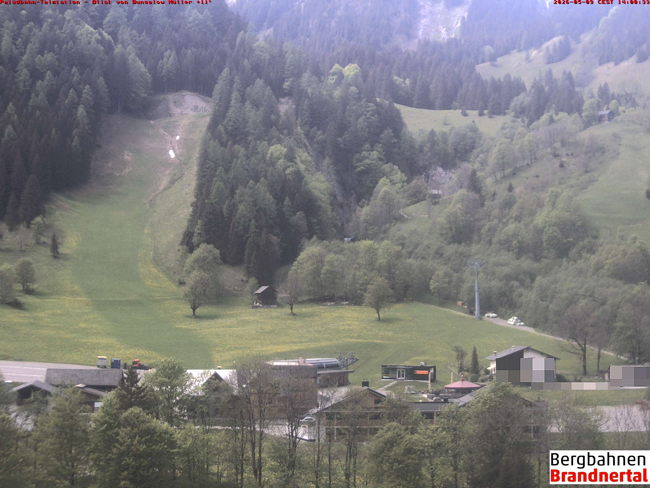 Blick auf Palüdbahn von Bungalow Müller