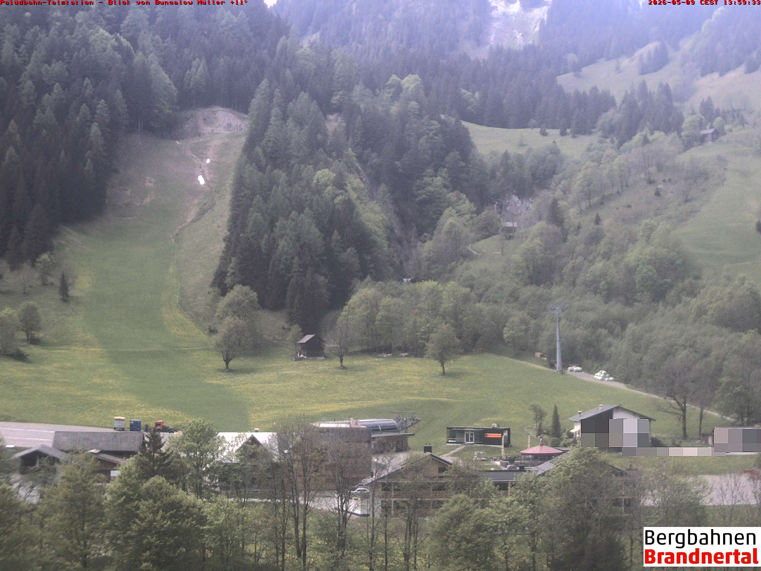 Blick auf Palüdbahn von Bungalow Müller