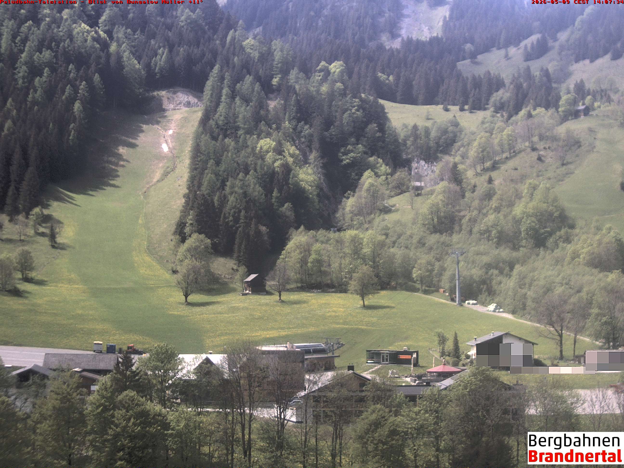 Blick auf Palüdbahn von Bungalow Müller