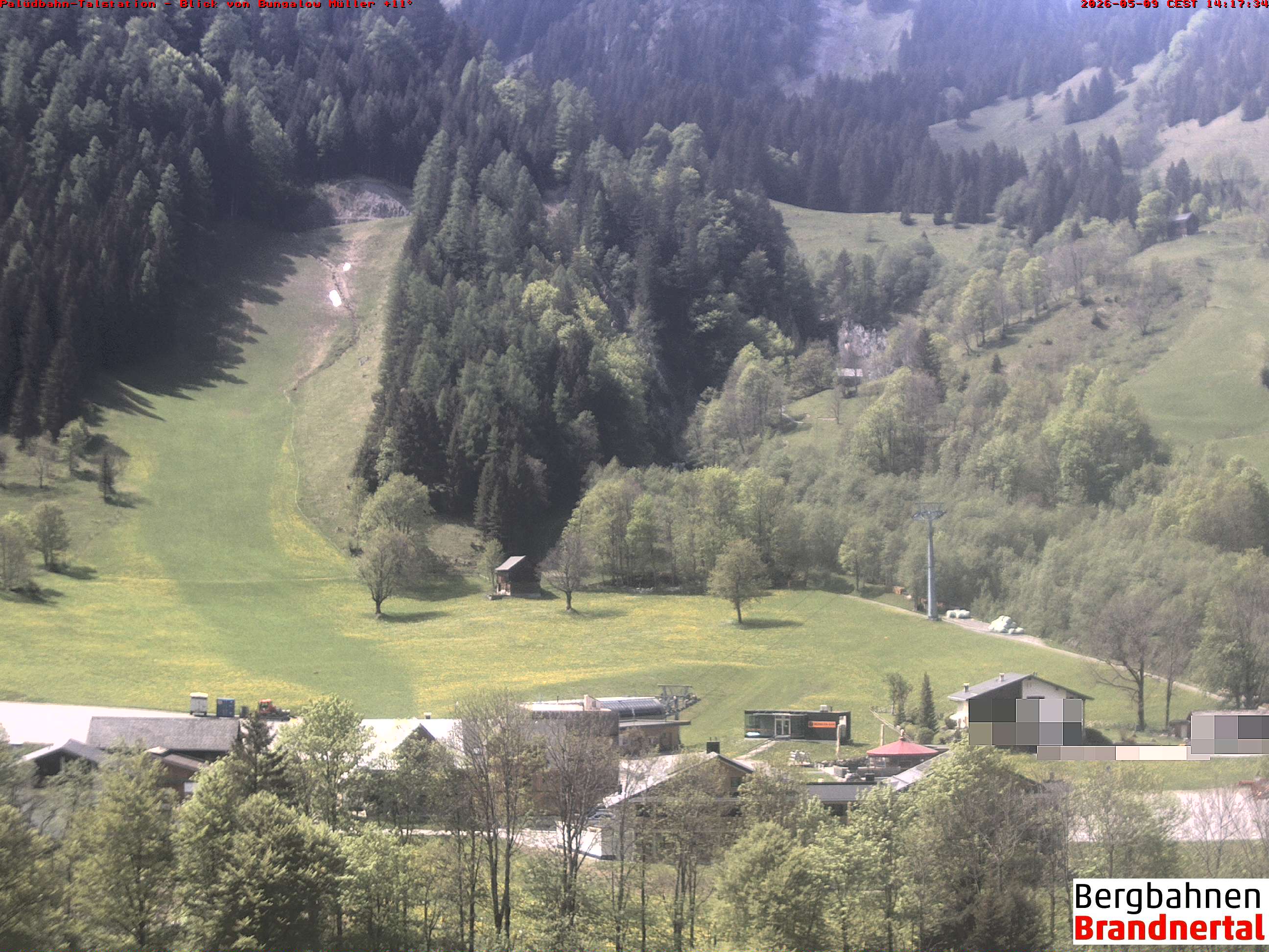 Blick auf Palüdbahn von Bungalow Müller
