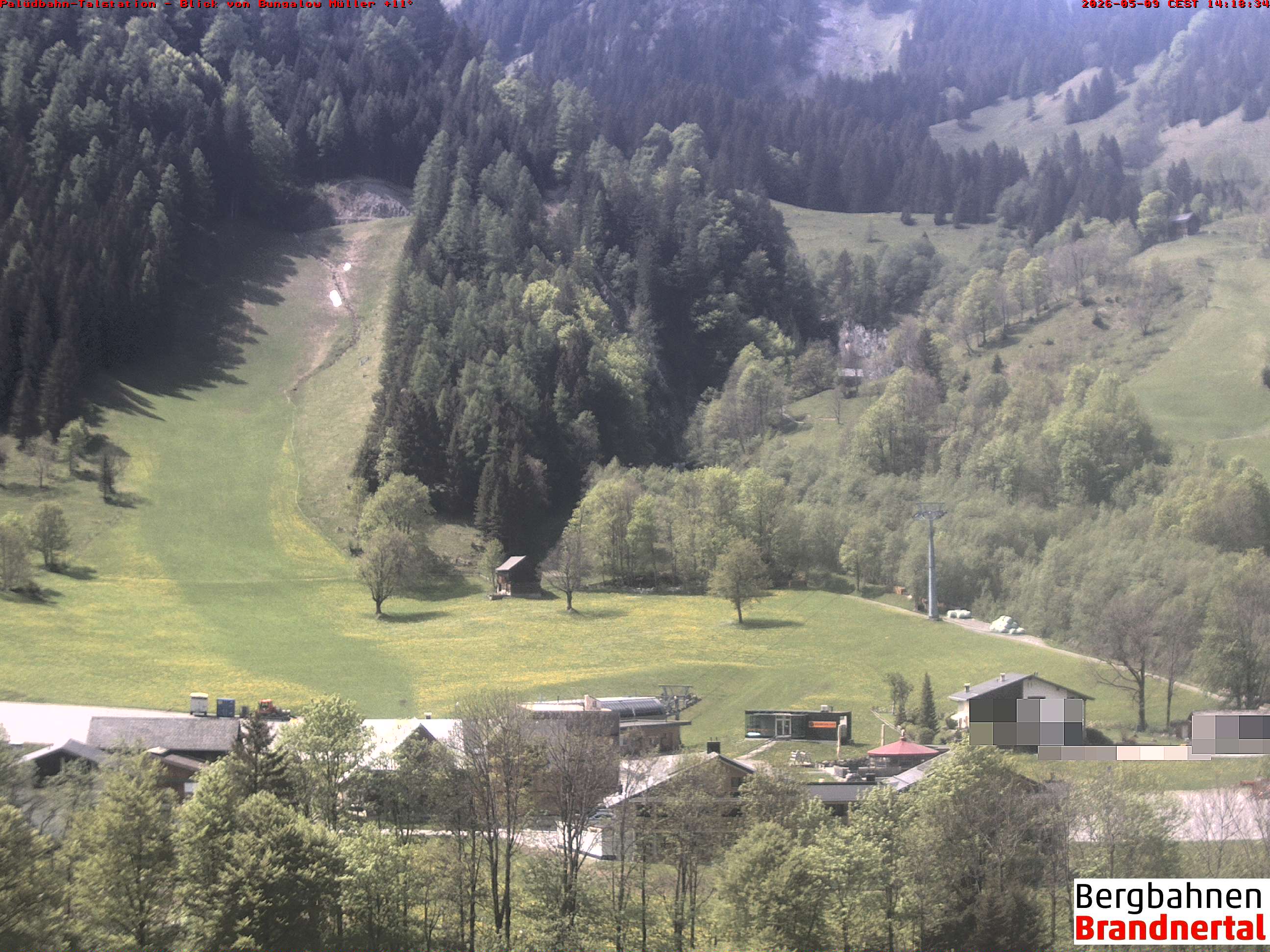 Blick auf Palüdbahn von Bungalow Müller