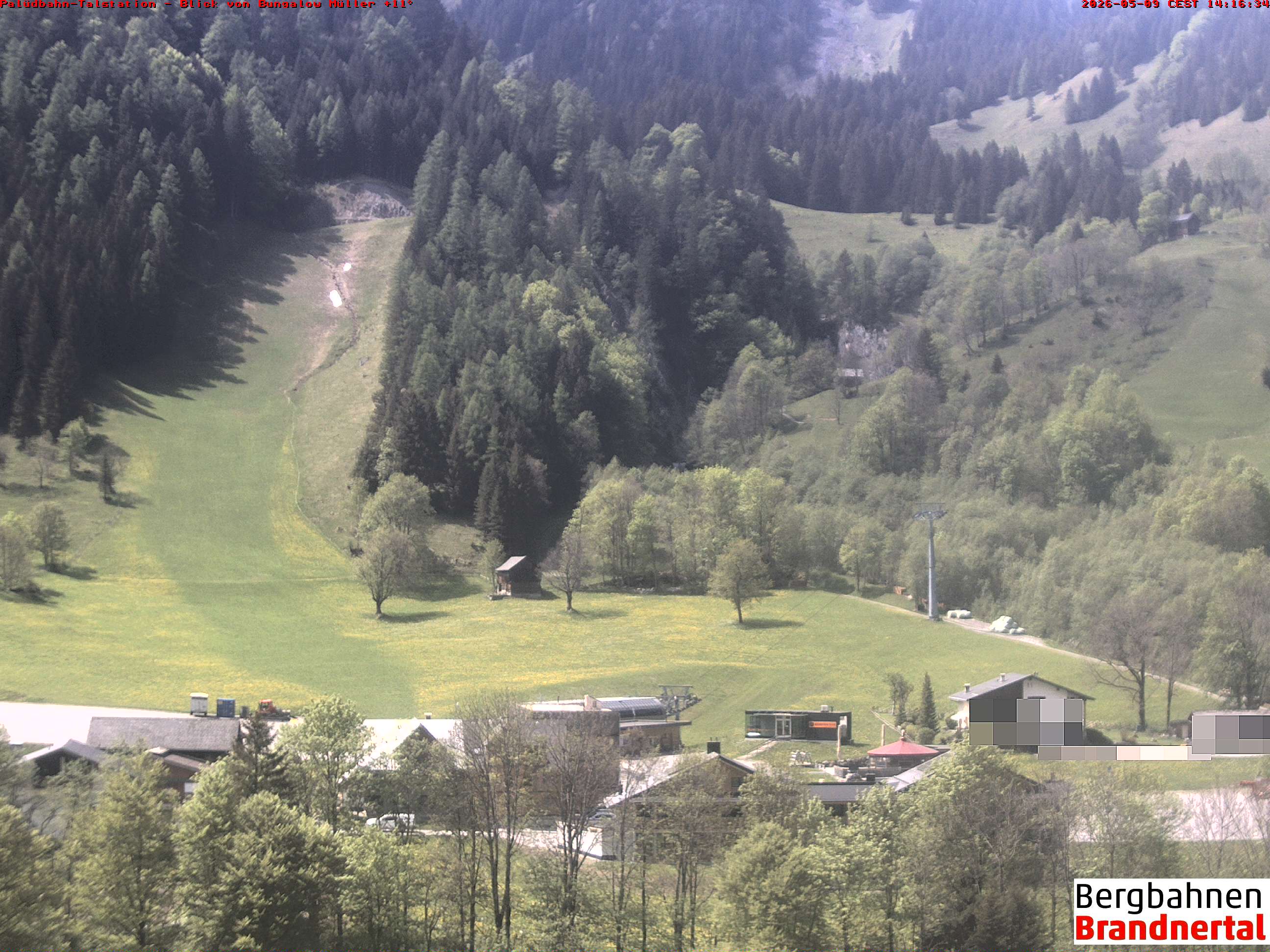 Blick auf Palüdbahn von Bungalow Müller