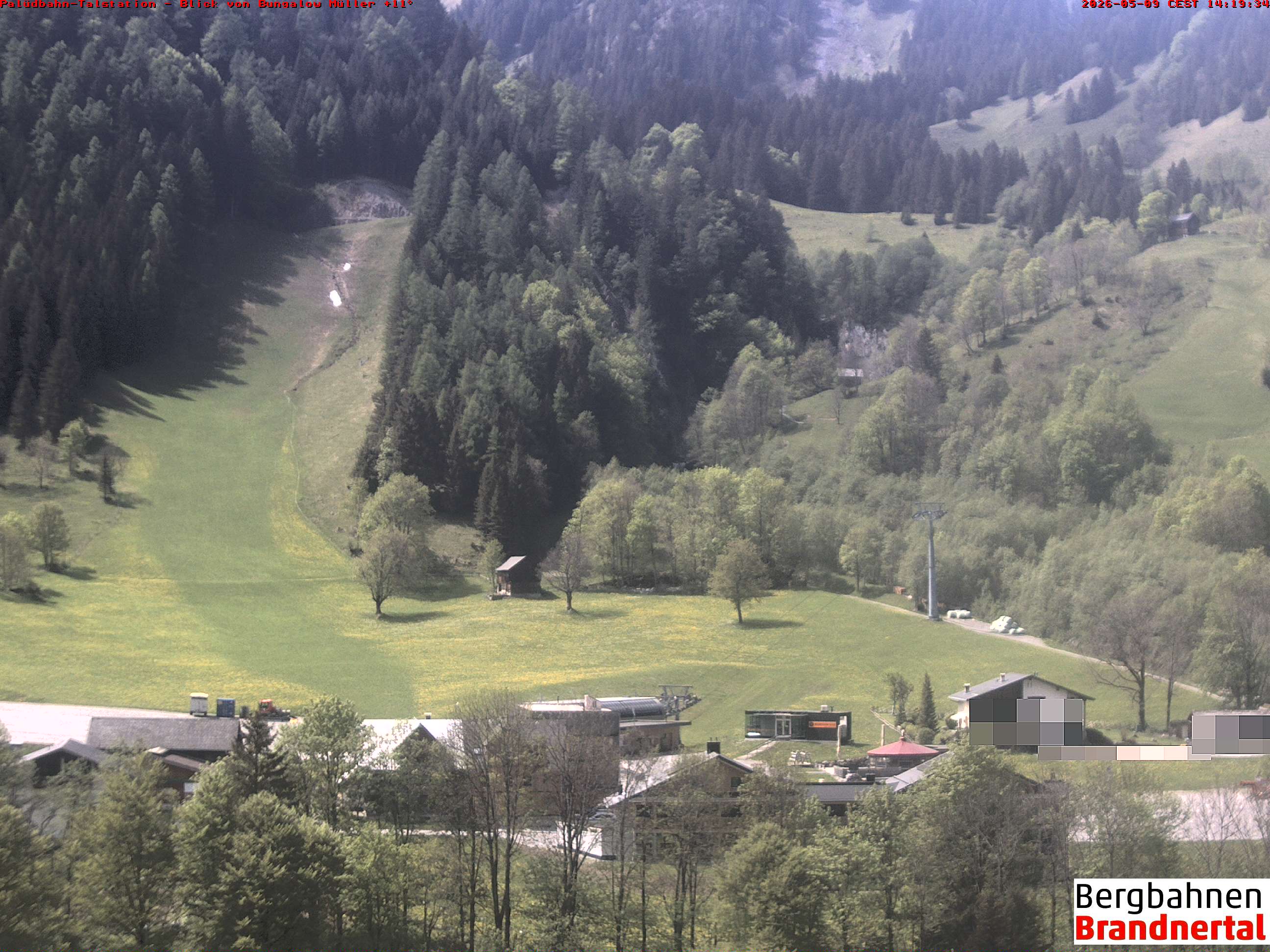 Blick auf Palüdbahn von Bungalow Müller