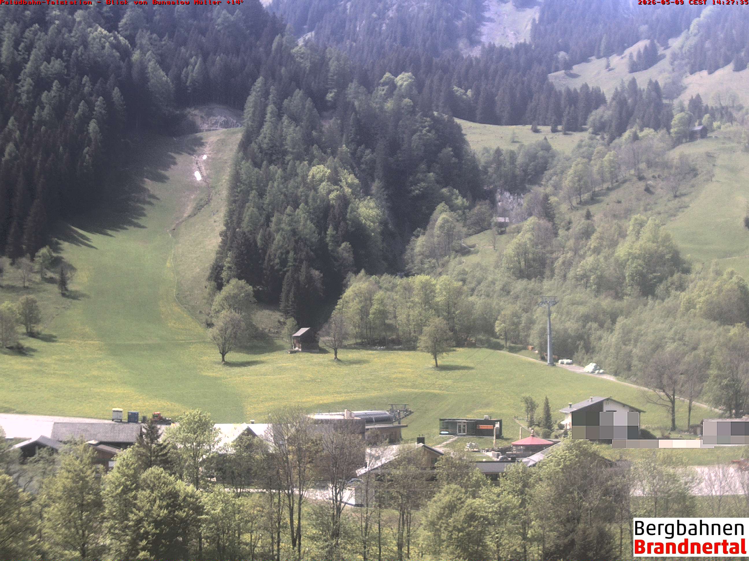Blick auf Palüdbahn von Bungalow Müller