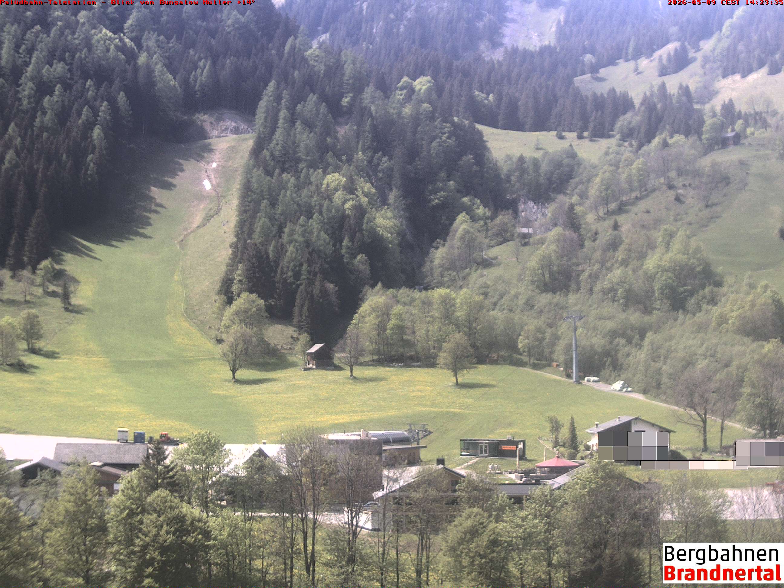 Blick auf Palüdbahn von Bungalow Müller