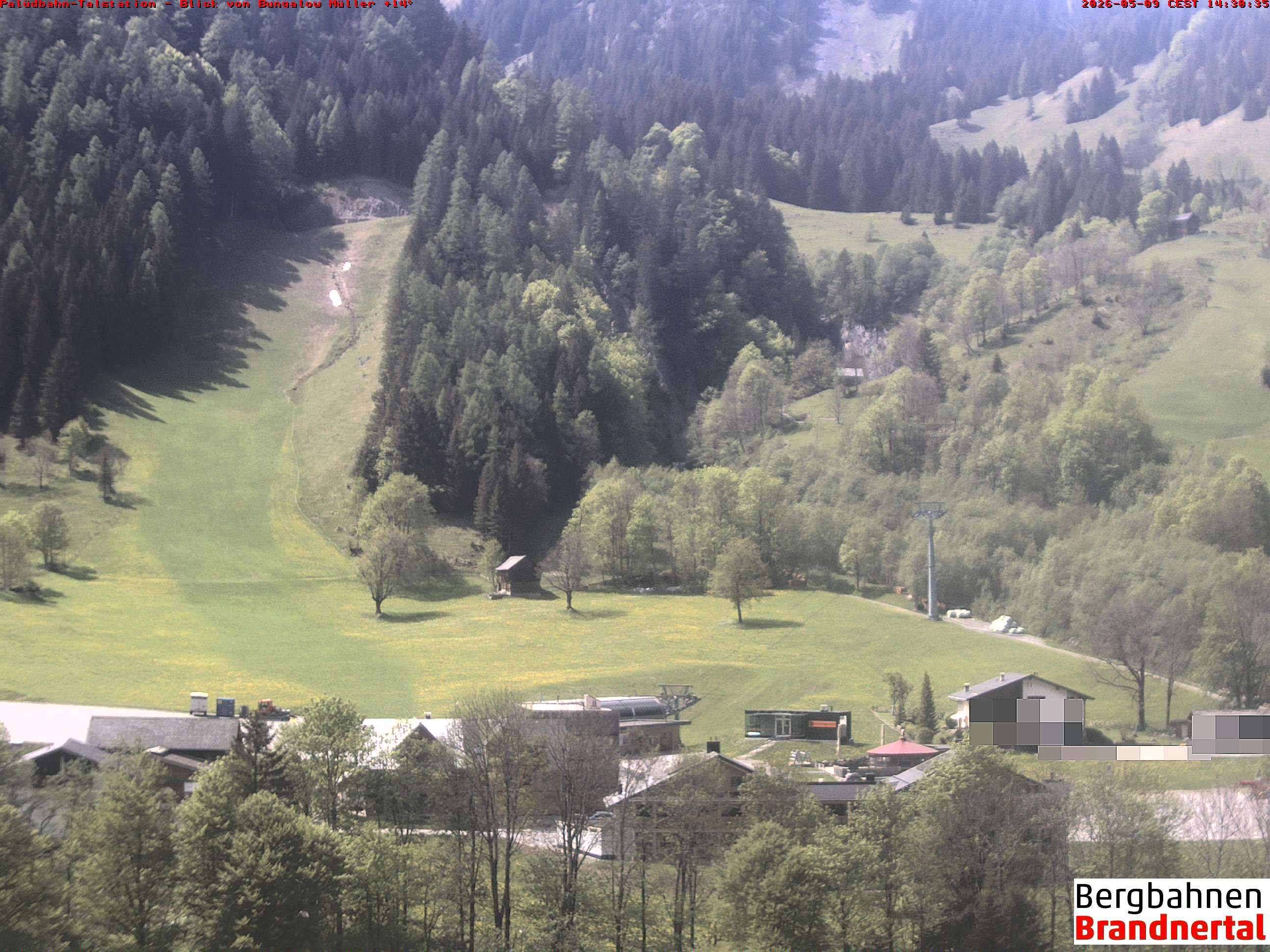 Blick auf Palüdbahn von Bungalow Müller