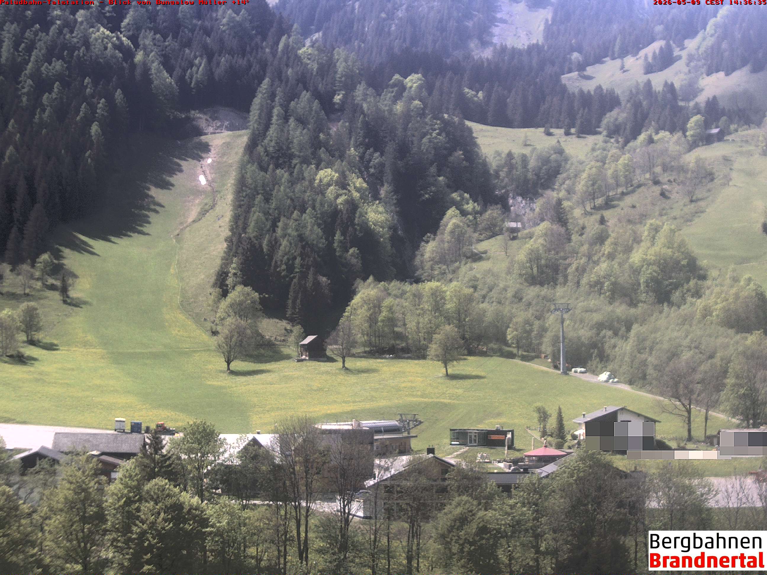 Blick auf Palüdbahn von Bungalow Müller