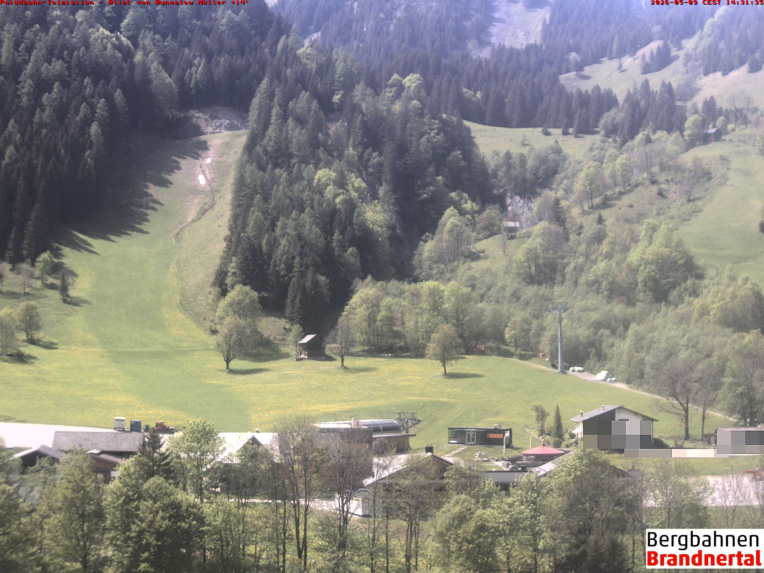 Blick auf Palüdbahn von Bungalow Müller
