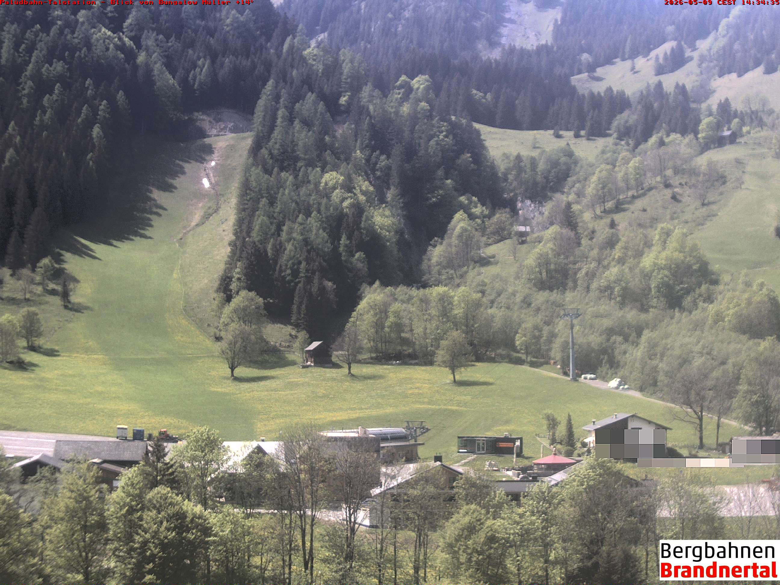 Blick auf Palüdbahn von Bungalow Müller