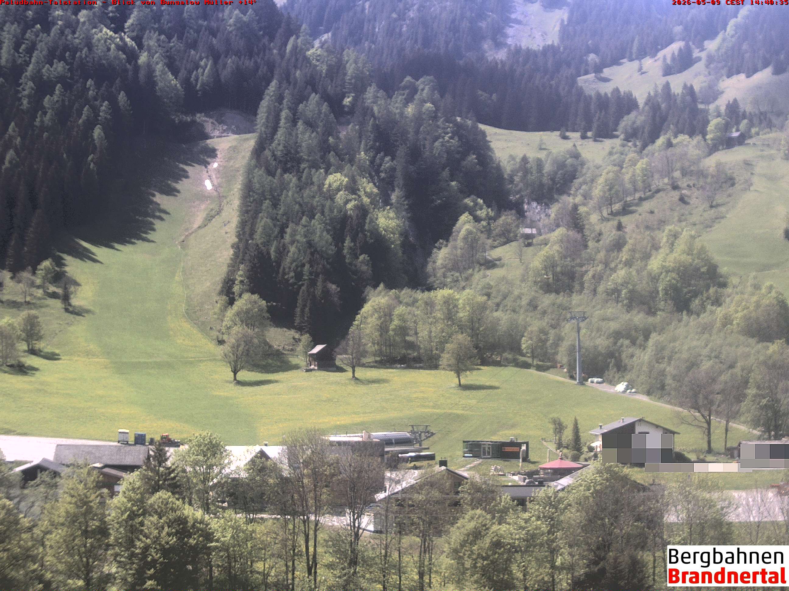 Blick auf Palüdbahn von Bungalow Müller