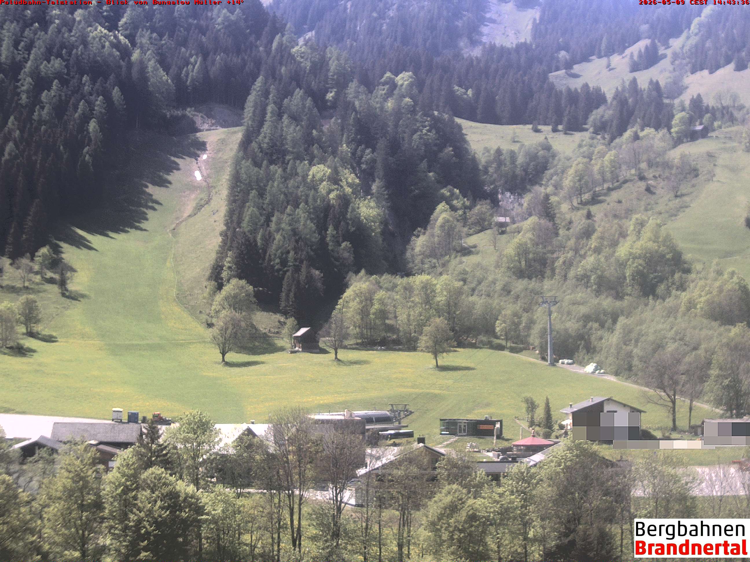 Blick auf Palüdbahn von Bungalow Müller