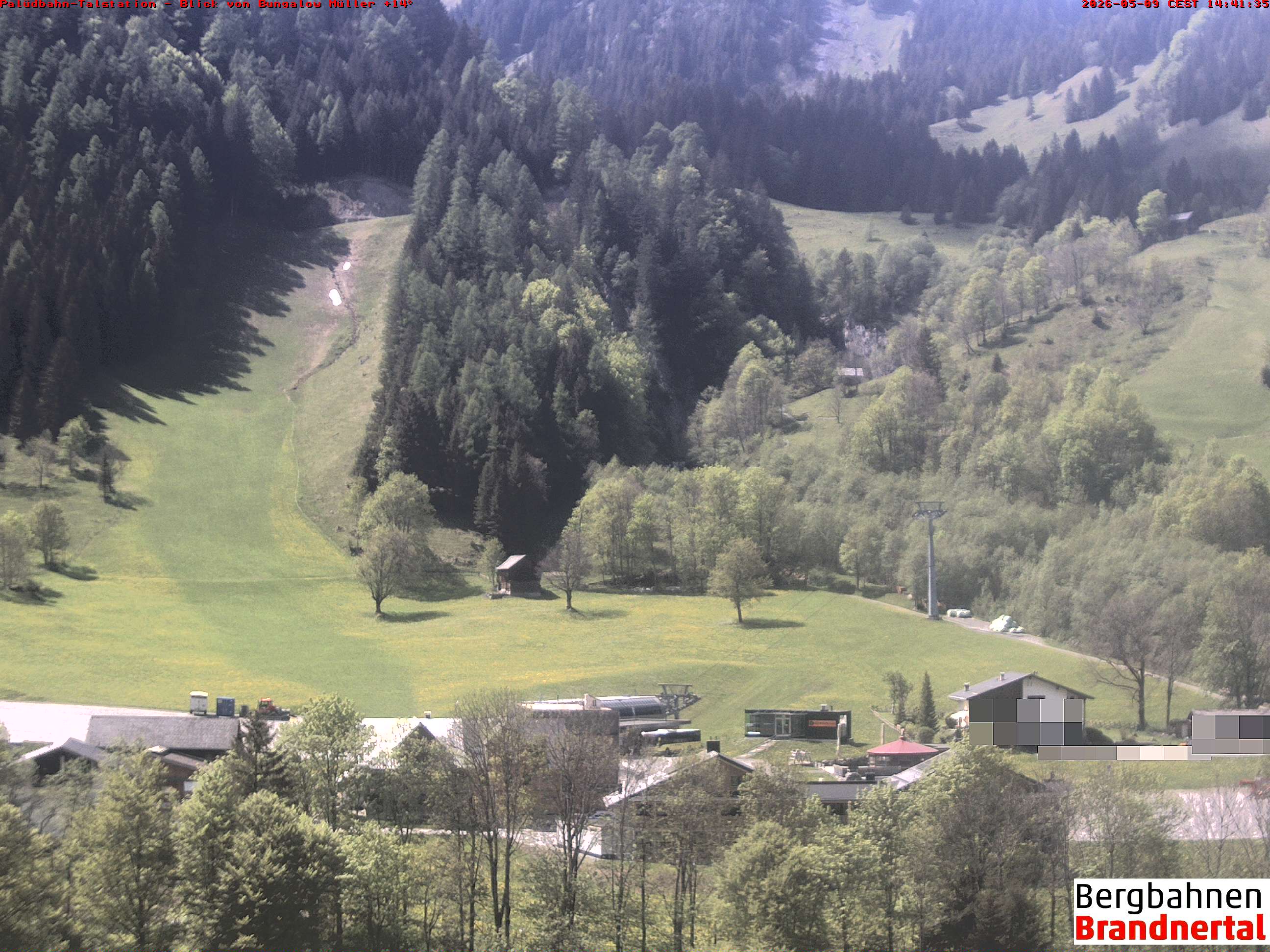 Blick auf Palüdbahn von Bungalow Müller