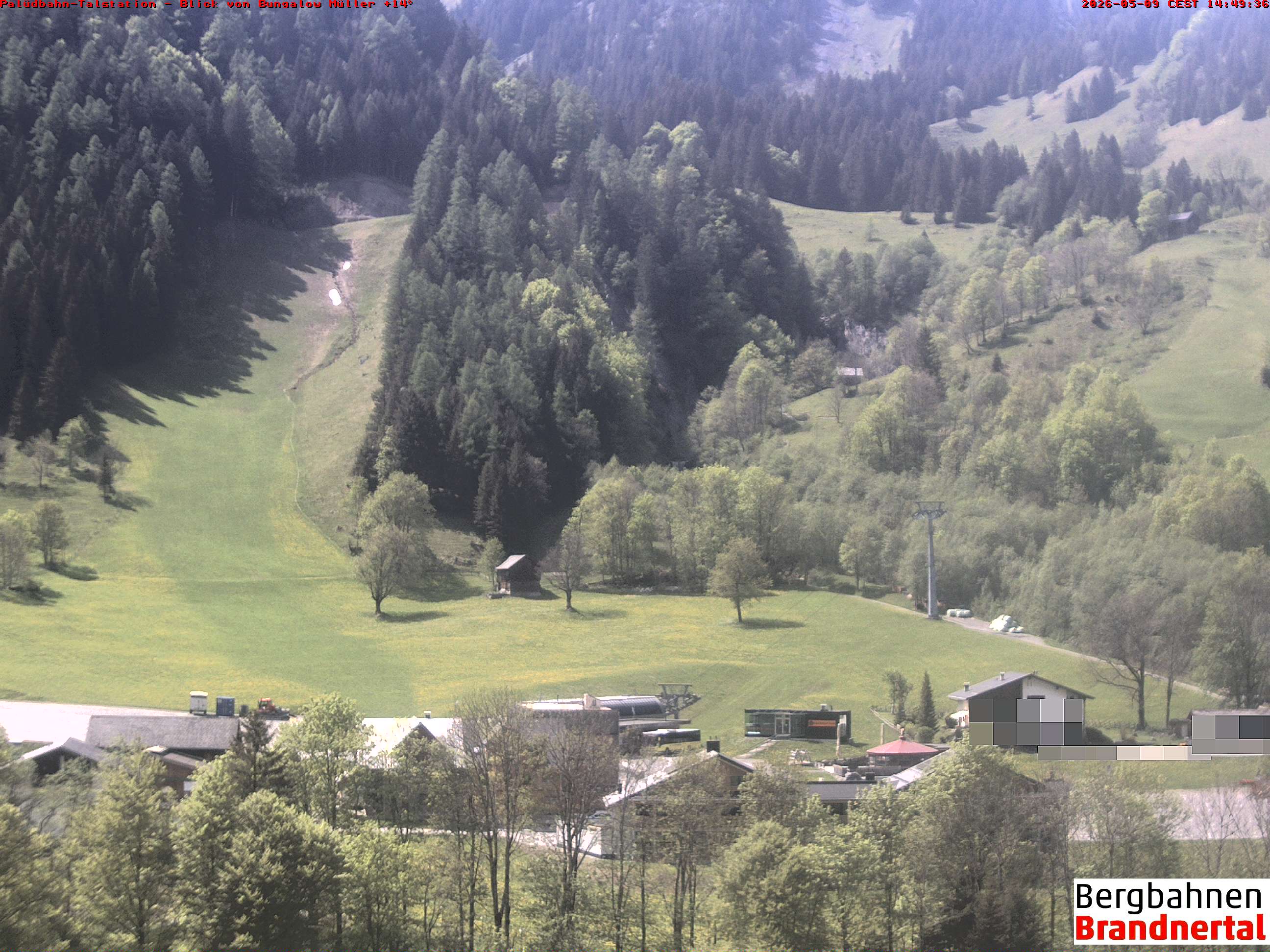 Blick auf Palüdbahn von Bungalow Müller