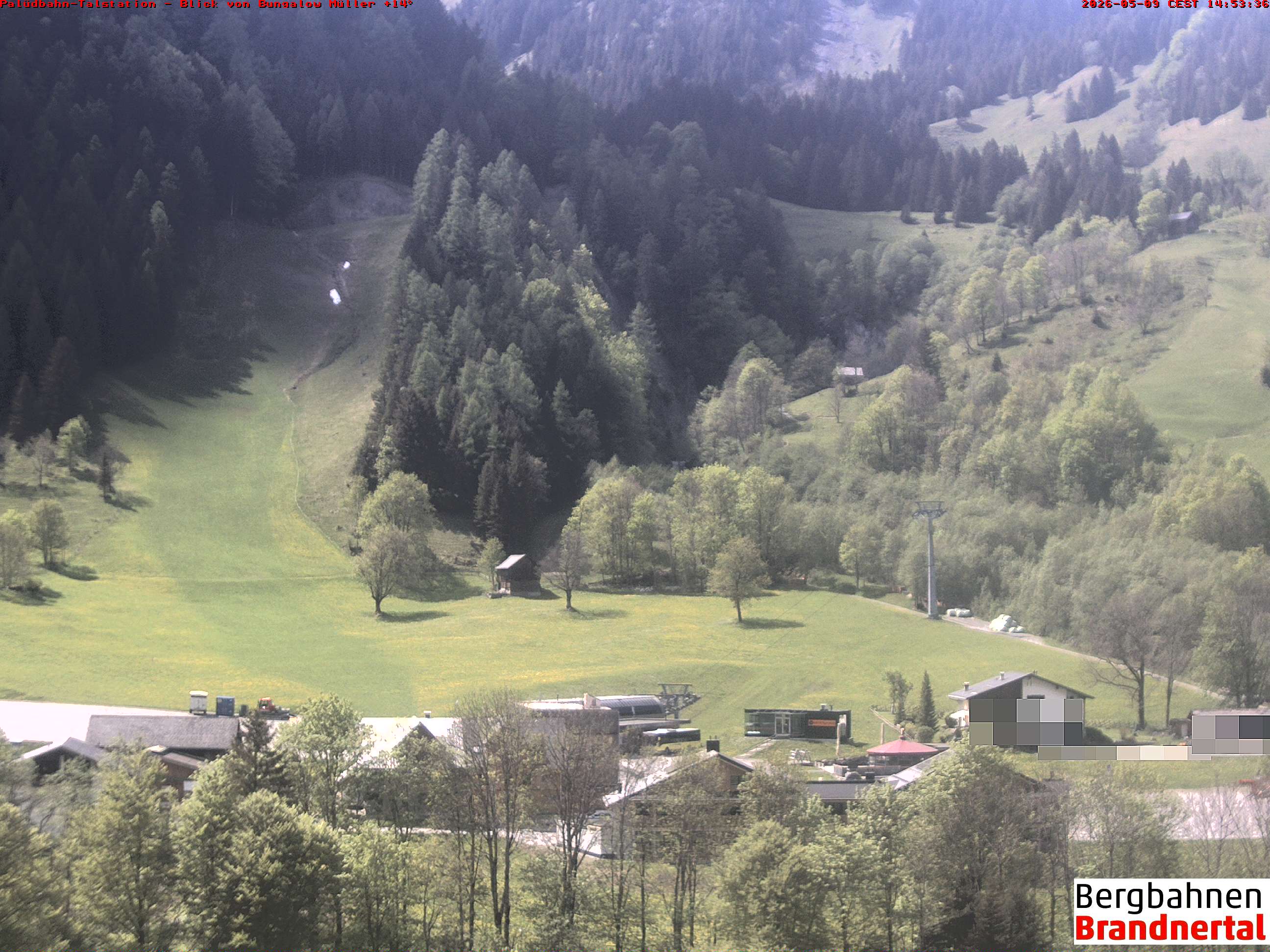 Blick auf Palüdbahn von Bungalow Müller