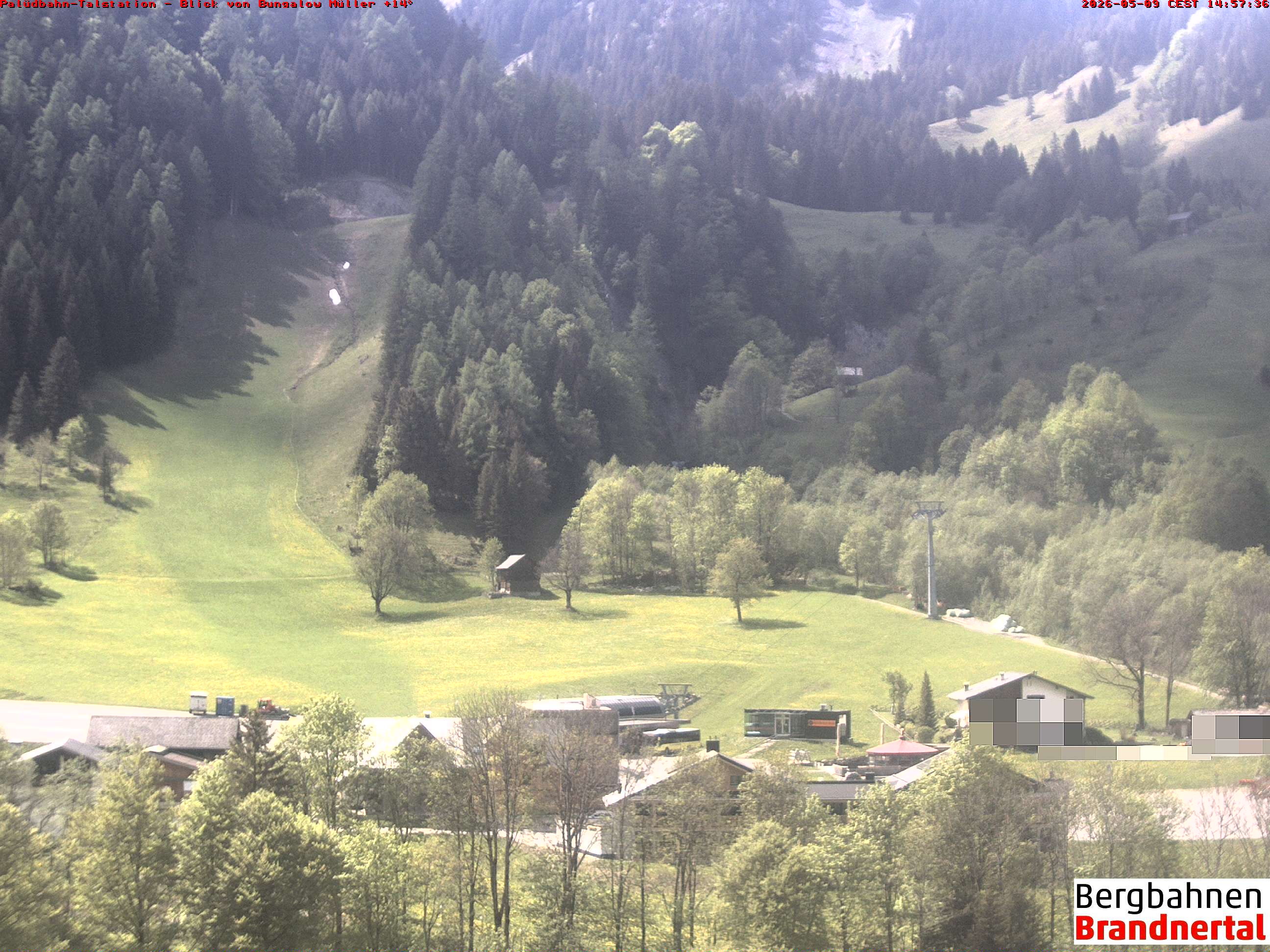 Blick auf Palüdbahn von Bungalow Müller