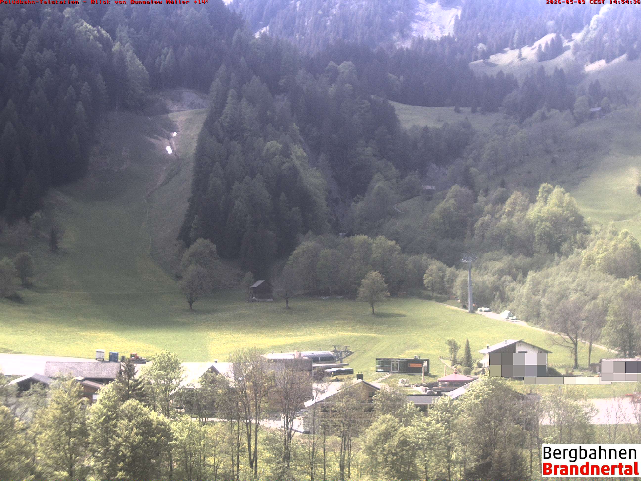 Blick auf Palüdbahn von Bungalow Müller