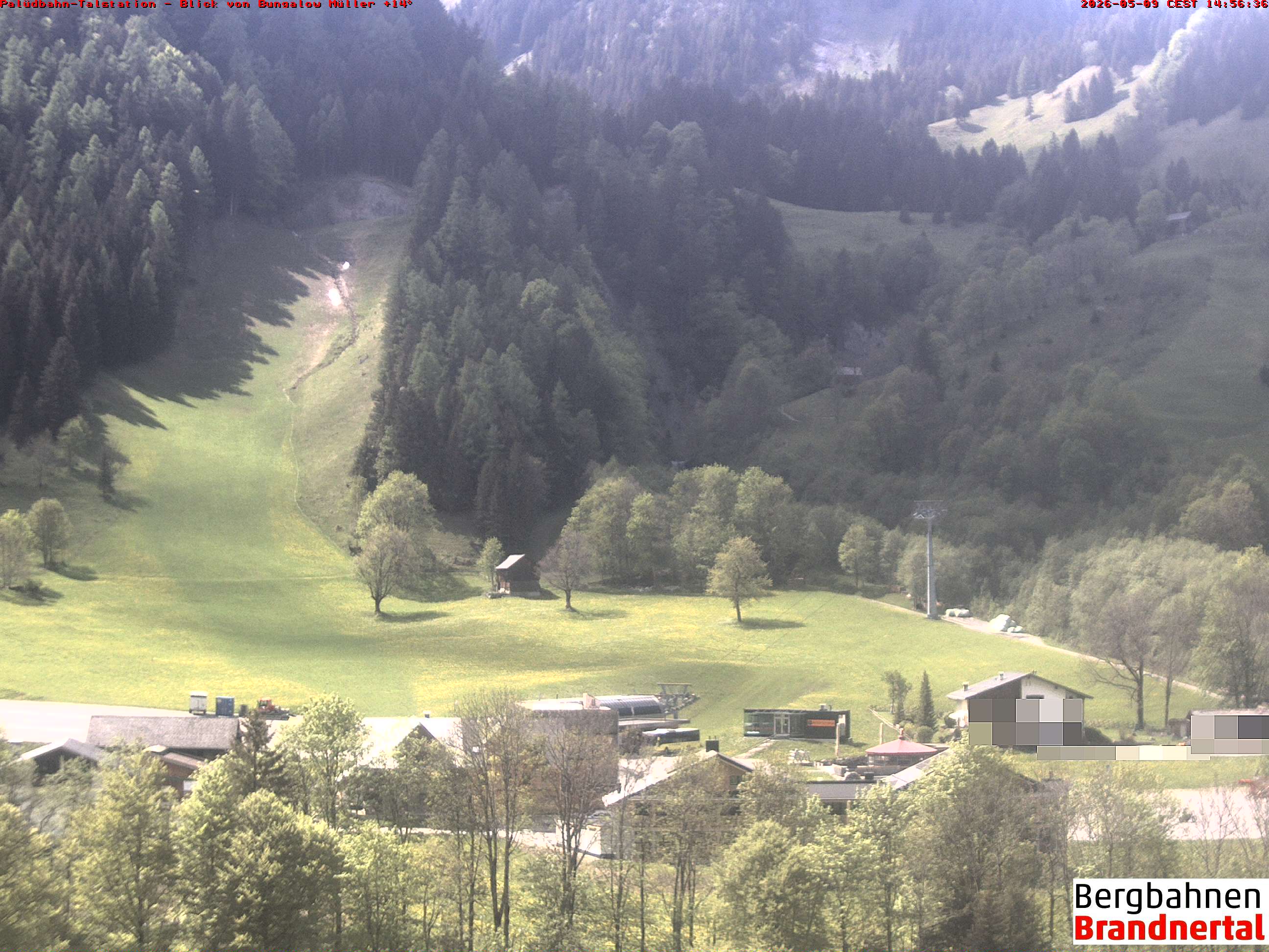 Blick auf Palüdbahn von Bungalow Müller