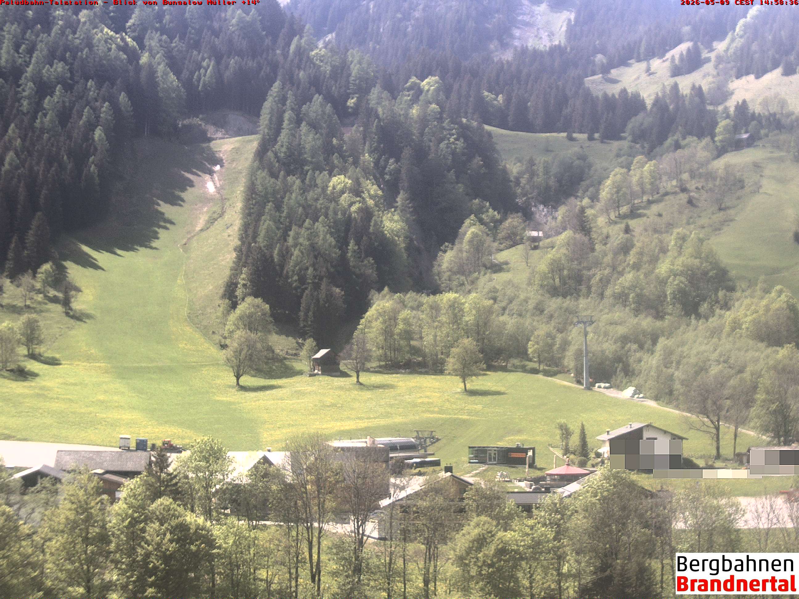 Blick auf Palüdbahn von Bungalow Müller