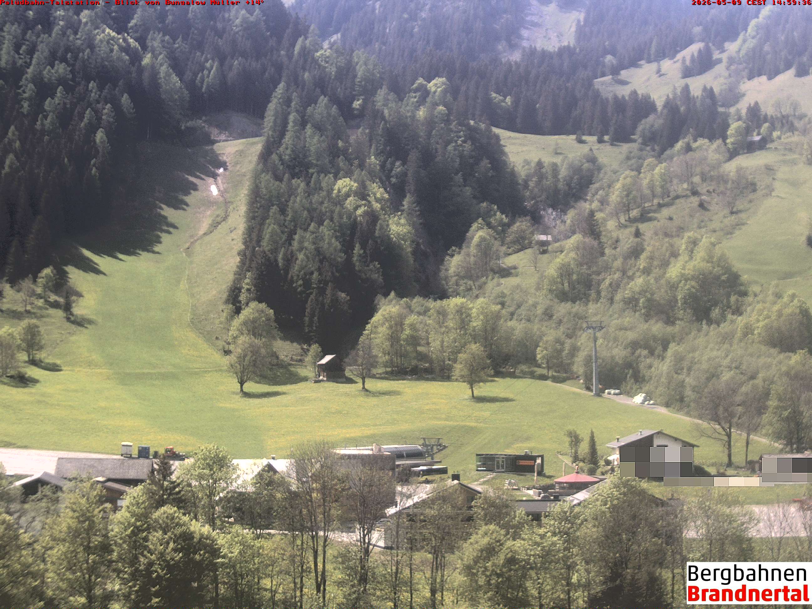 Blick auf Palüdbahn von Bungalow Müller