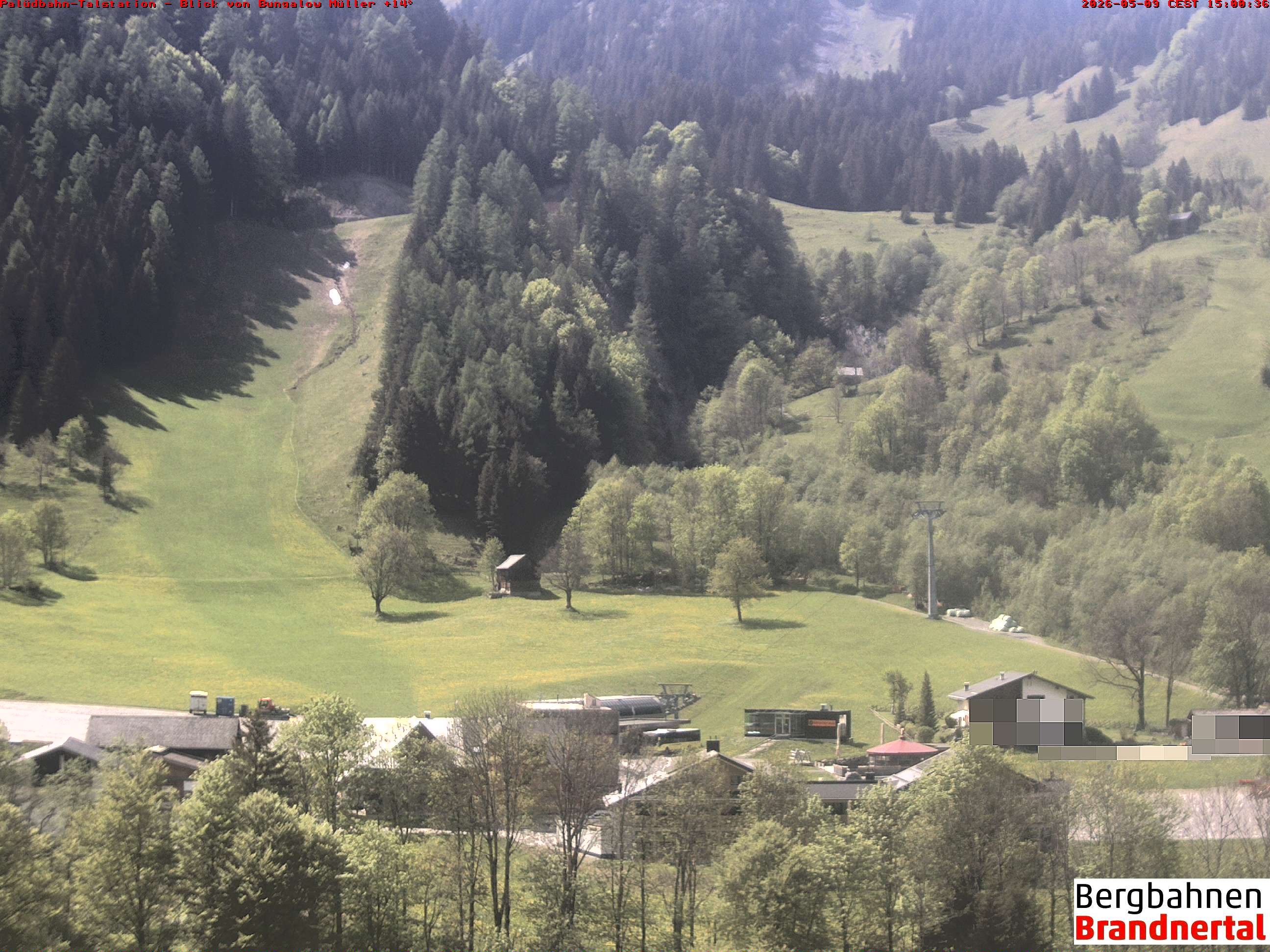 Blick auf Palüdbahn von Bungalow Müller