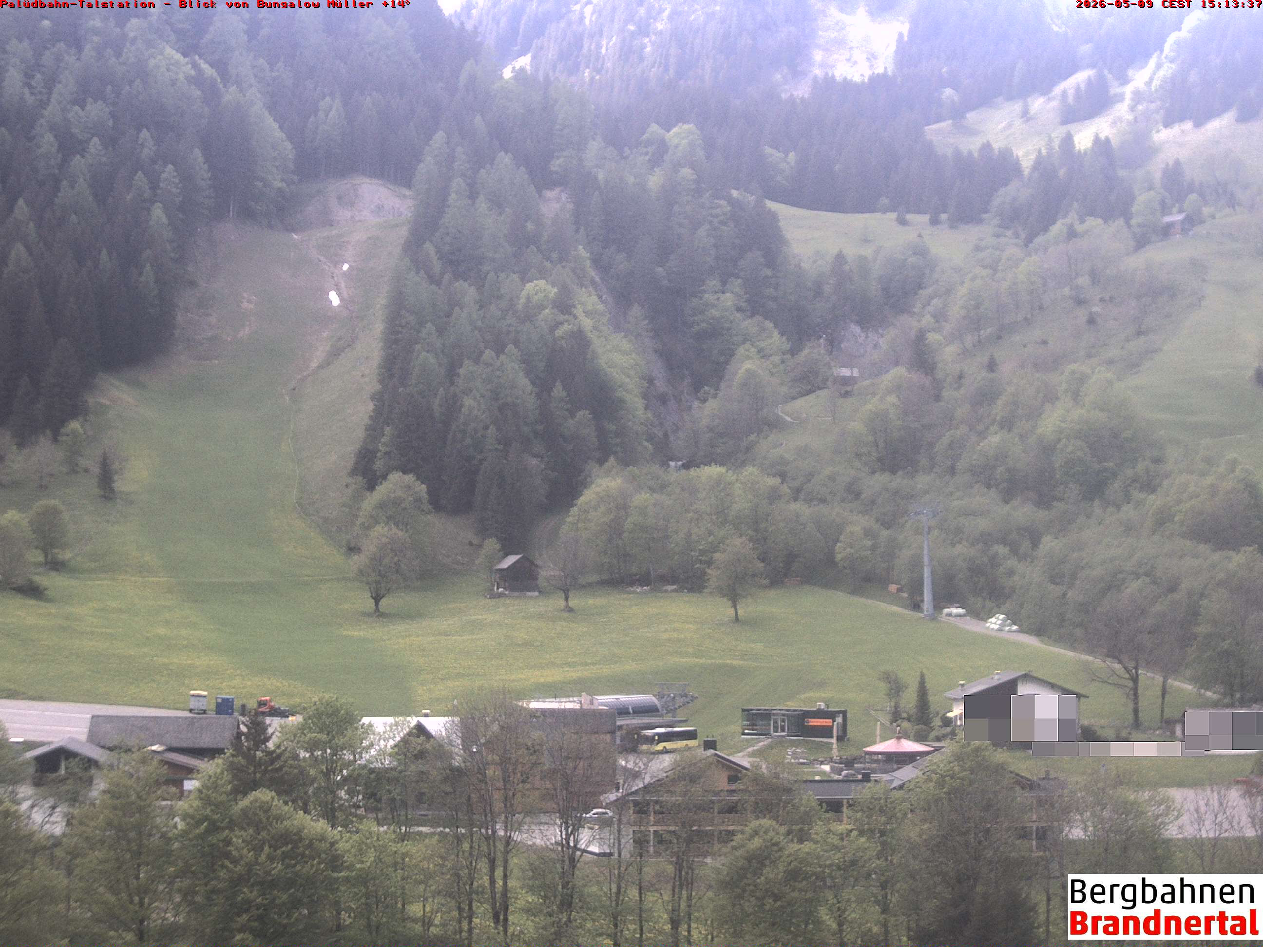 Blick auf Palüdbahn von Bungalow Müller
