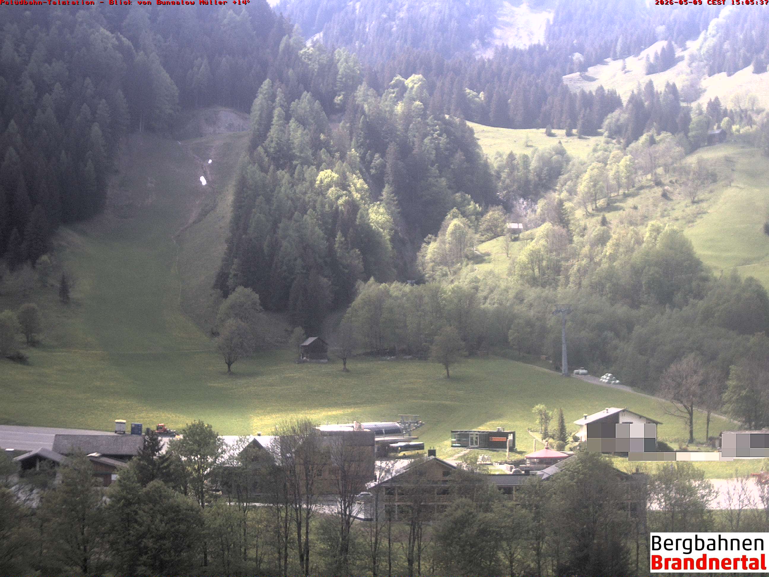 Blick auf Palüdbahn von Bungalow Müller